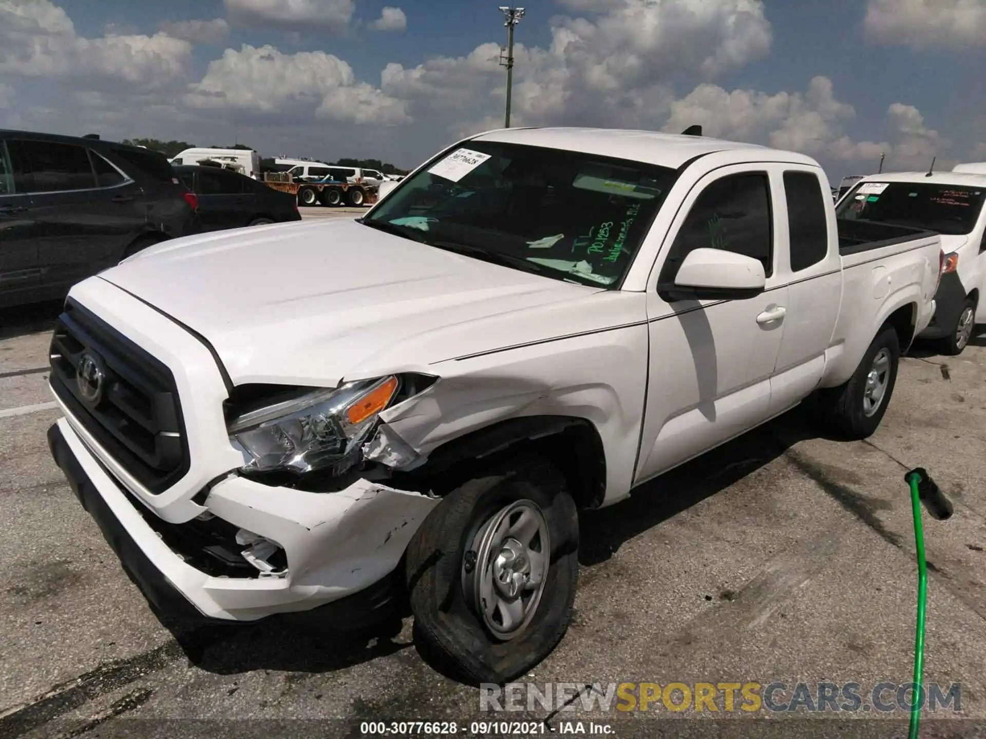 2 Photograph of a damaged car 5TFRZ5CN2LX090121 TOYOTA TACOMA 2WD 2020