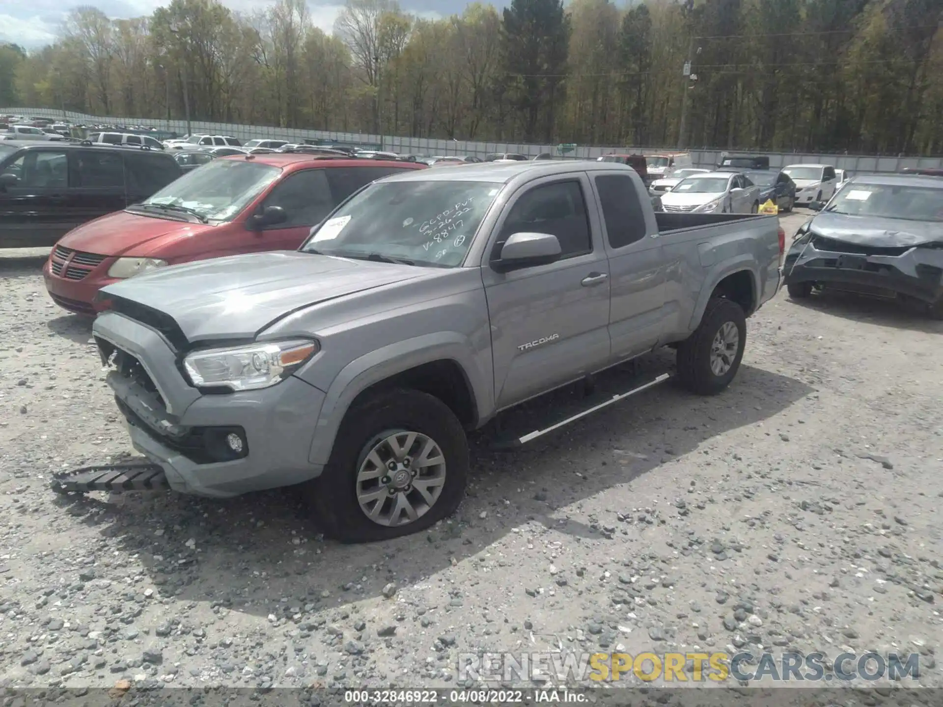 2 Photograph of a damaged car 5TFRZ5CN5LX088847 TOYOTA TACOMA 2WD 2020