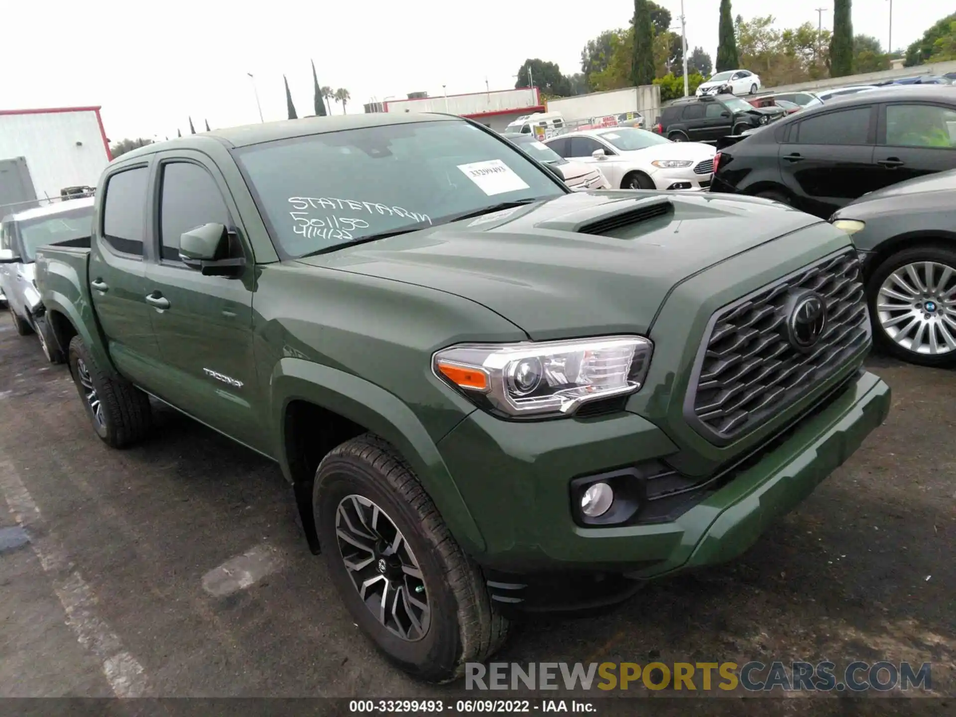 1 Photograph of a damaged car 3TMAZ5CN0MM141975 TOYOTA TACOMA 2WD 2021