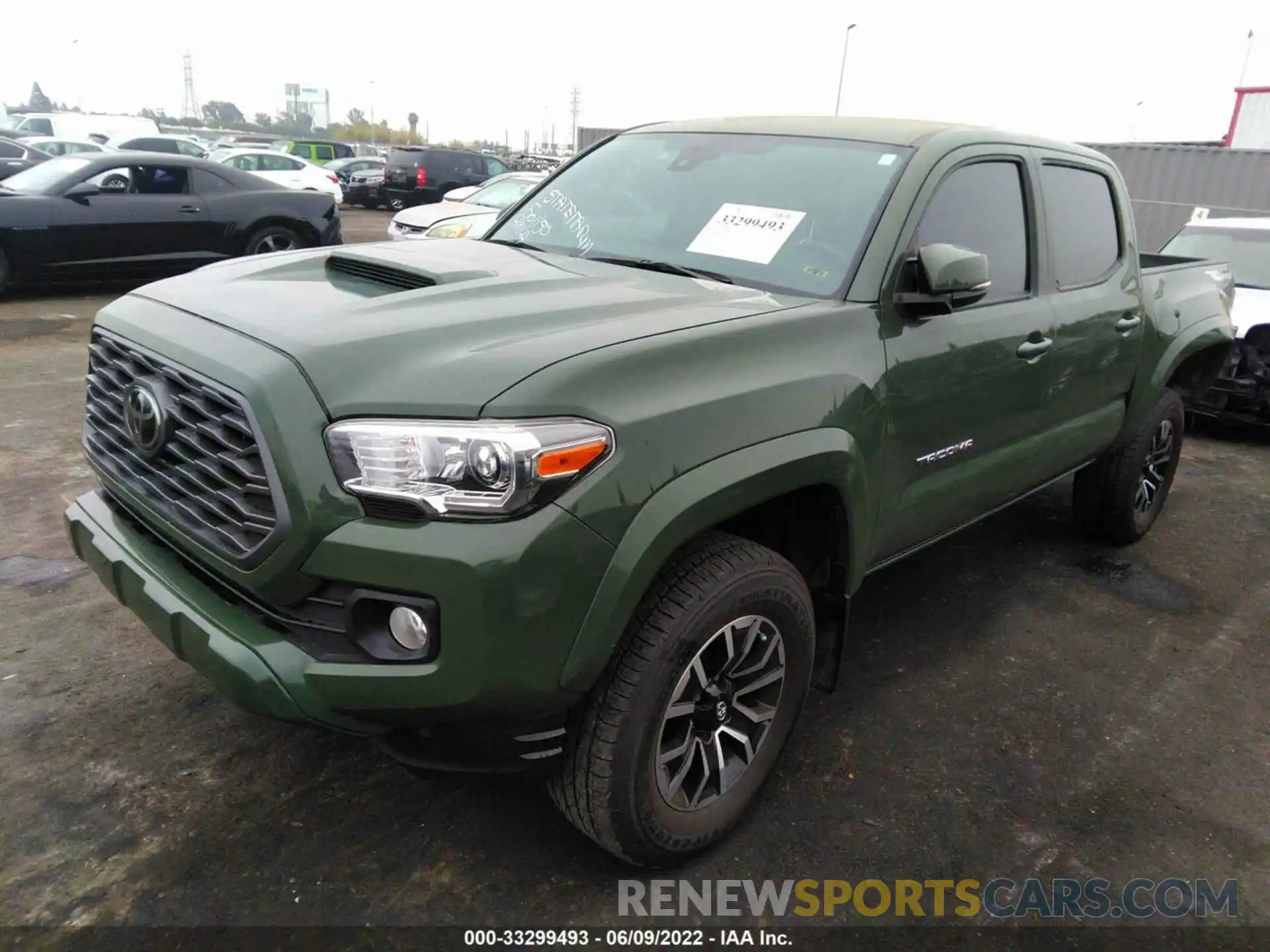 2 Photograph of a damaged car 3TMAZ5CN0MM141975 TOYOTA TACOMA 2WD 2021