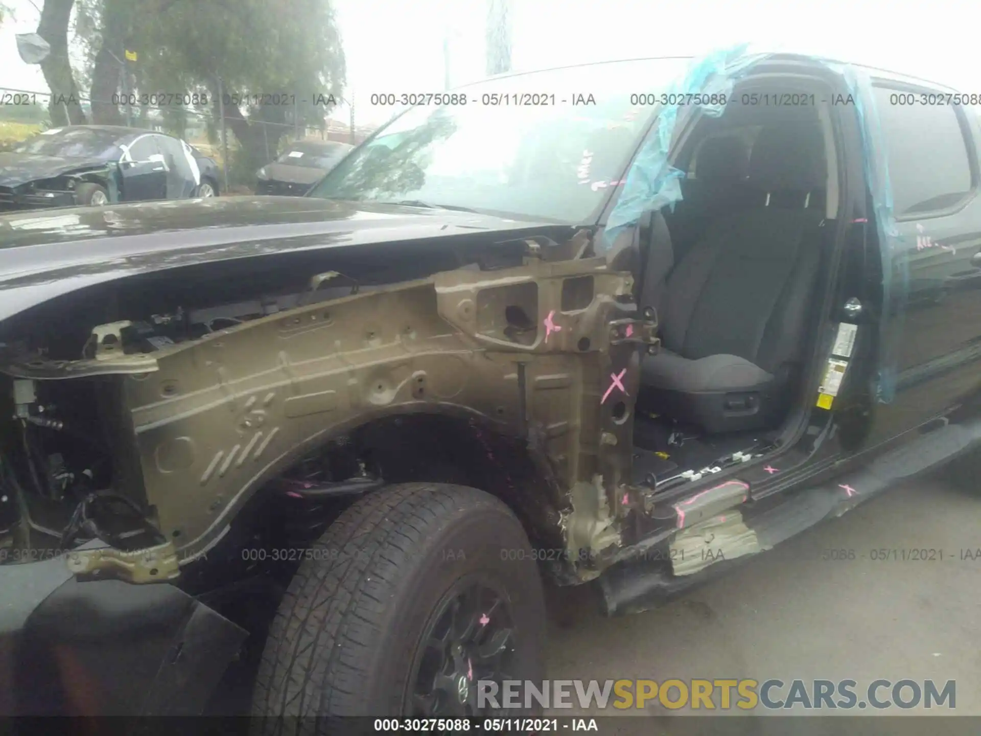 6 Photograph of a damaged car 3TMAZ5CN0MM145248 TOYOTA TACOMA 2WD 2021