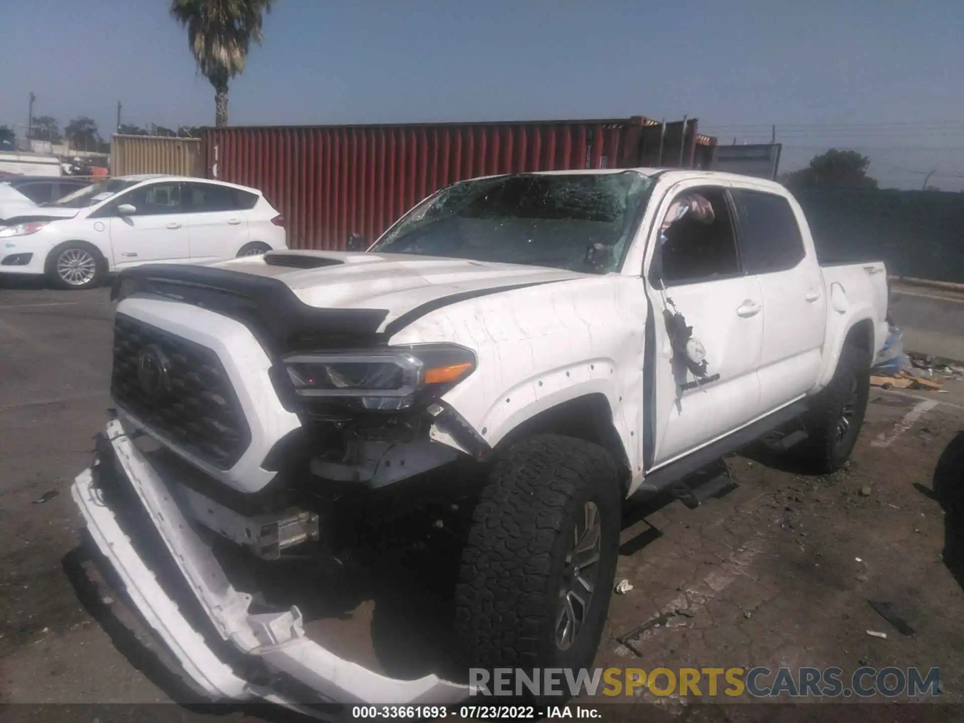 2 Photograph of a damaged car 3TMAZ5CN0MM146531 TOYOTA TACOMA 2WD 2021