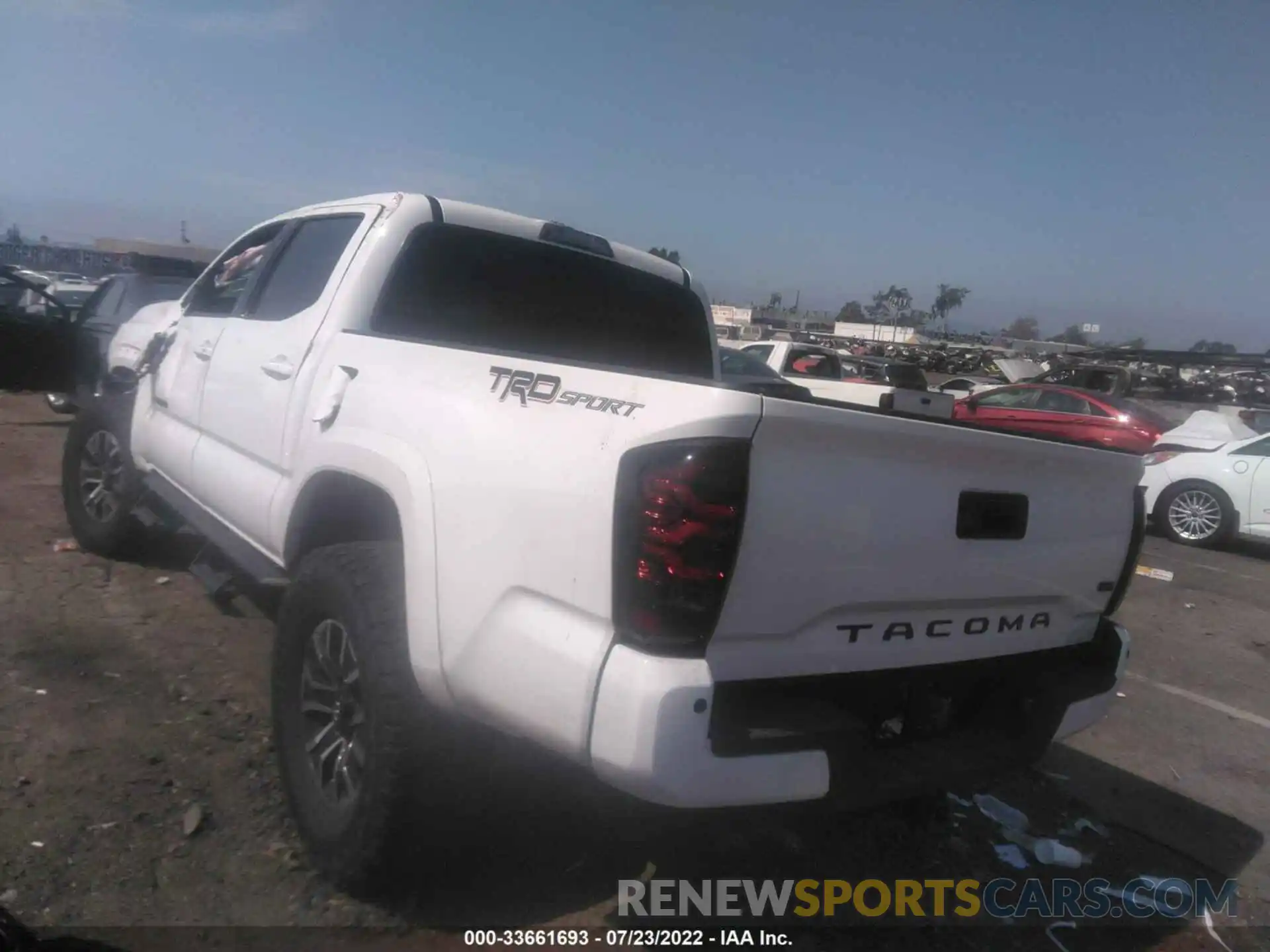 3 Photograph of a damaged car 3TMAZ5CN0MM146531 TOYOTA TACOMA 2WD 2021