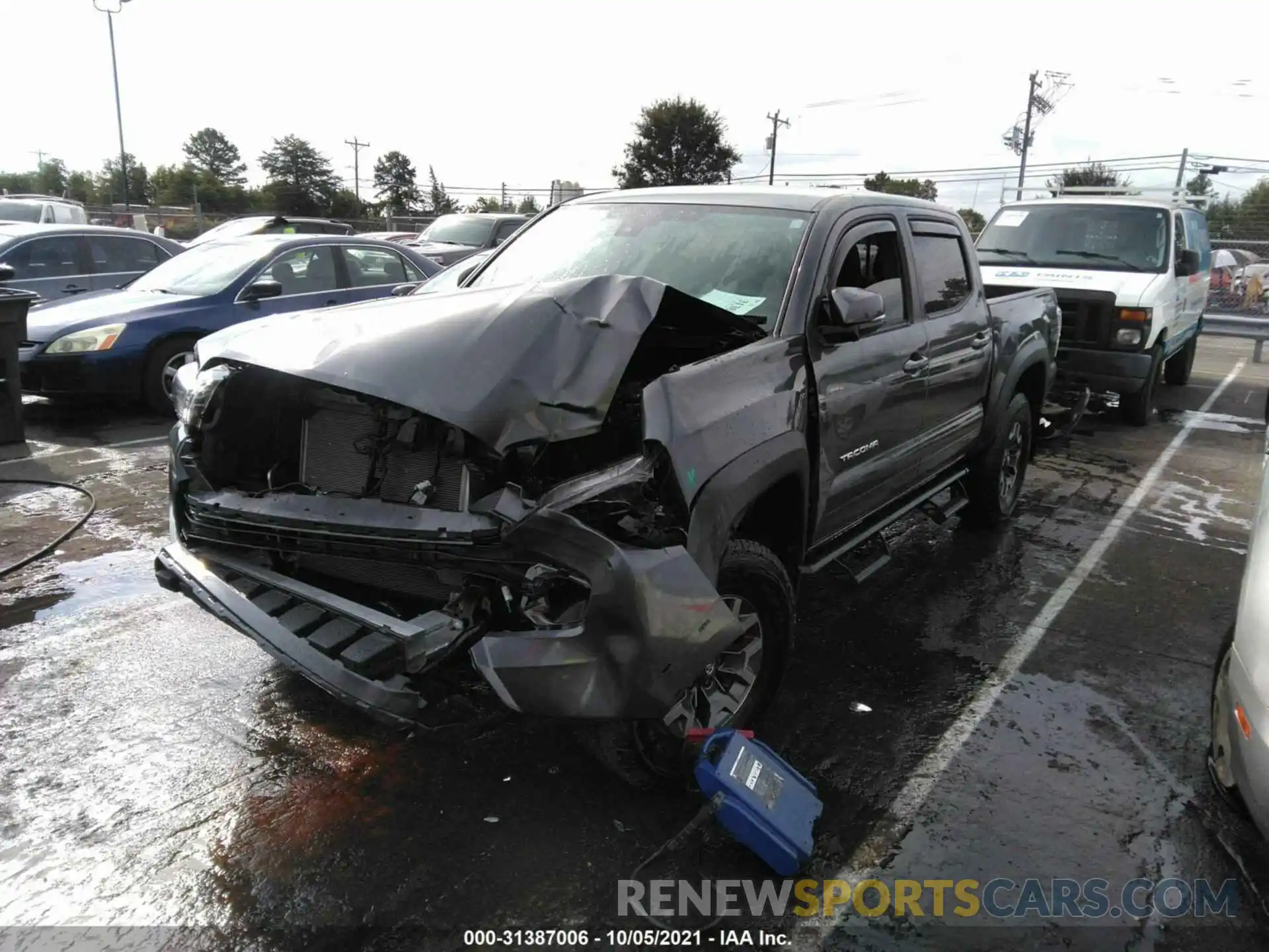 2 Photograph of a damaged car 3TMAZ5CN0MM147226 TOYOTA TACOMA 2WD 2021