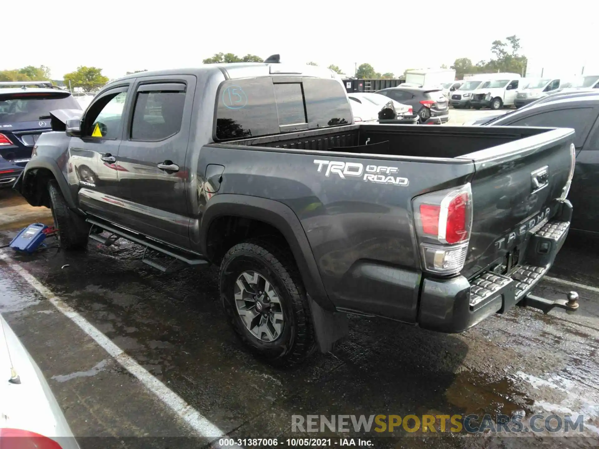 3 Photograph of a damaged car 3TMAZ5CN0MM147226 TOYOTA TACOMA 2WD 2021