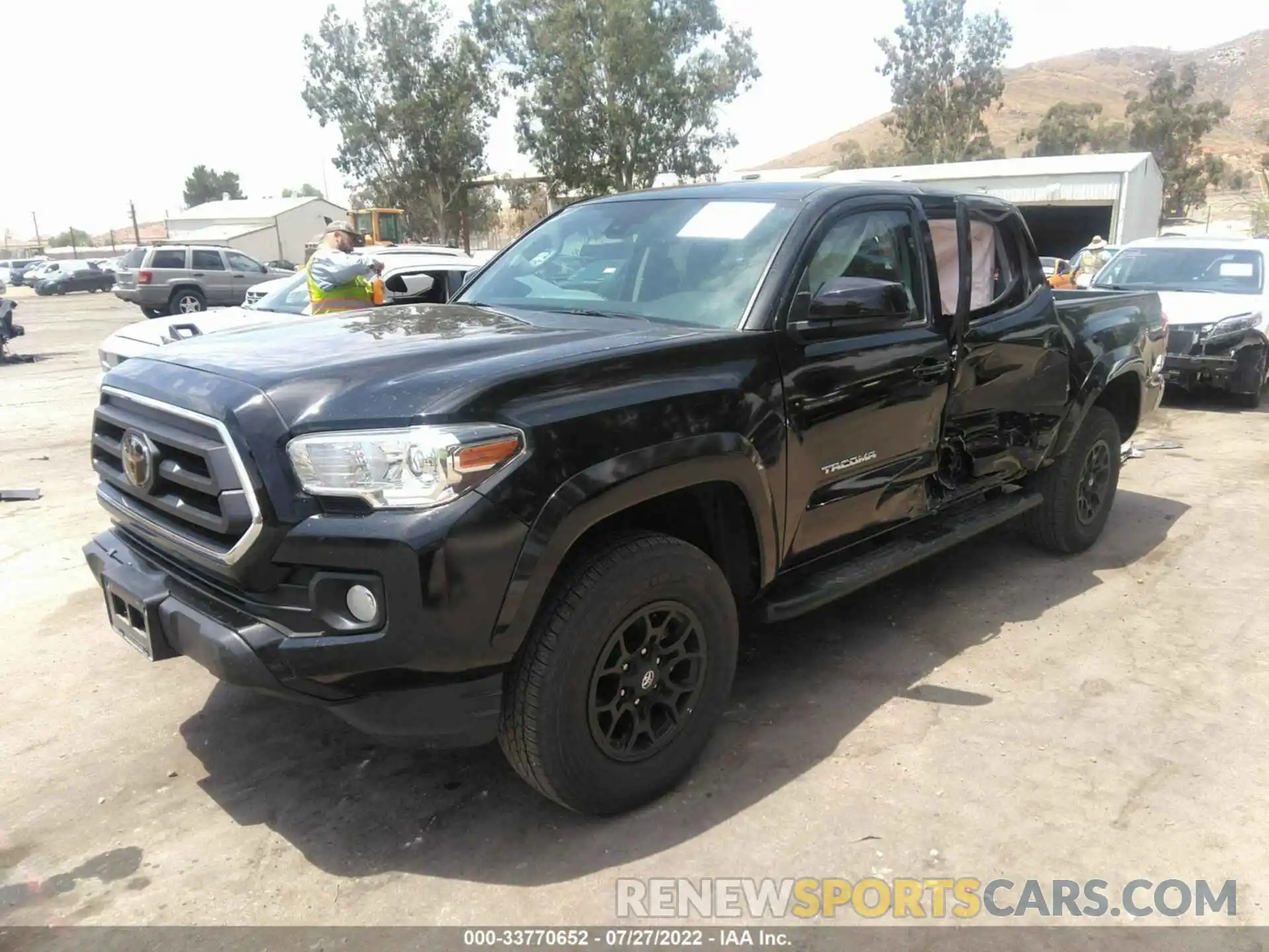 2 Photograph of a damaged car 3TMAZ5CN0MM154841 TOYOTA TACOMA 2WD 2021