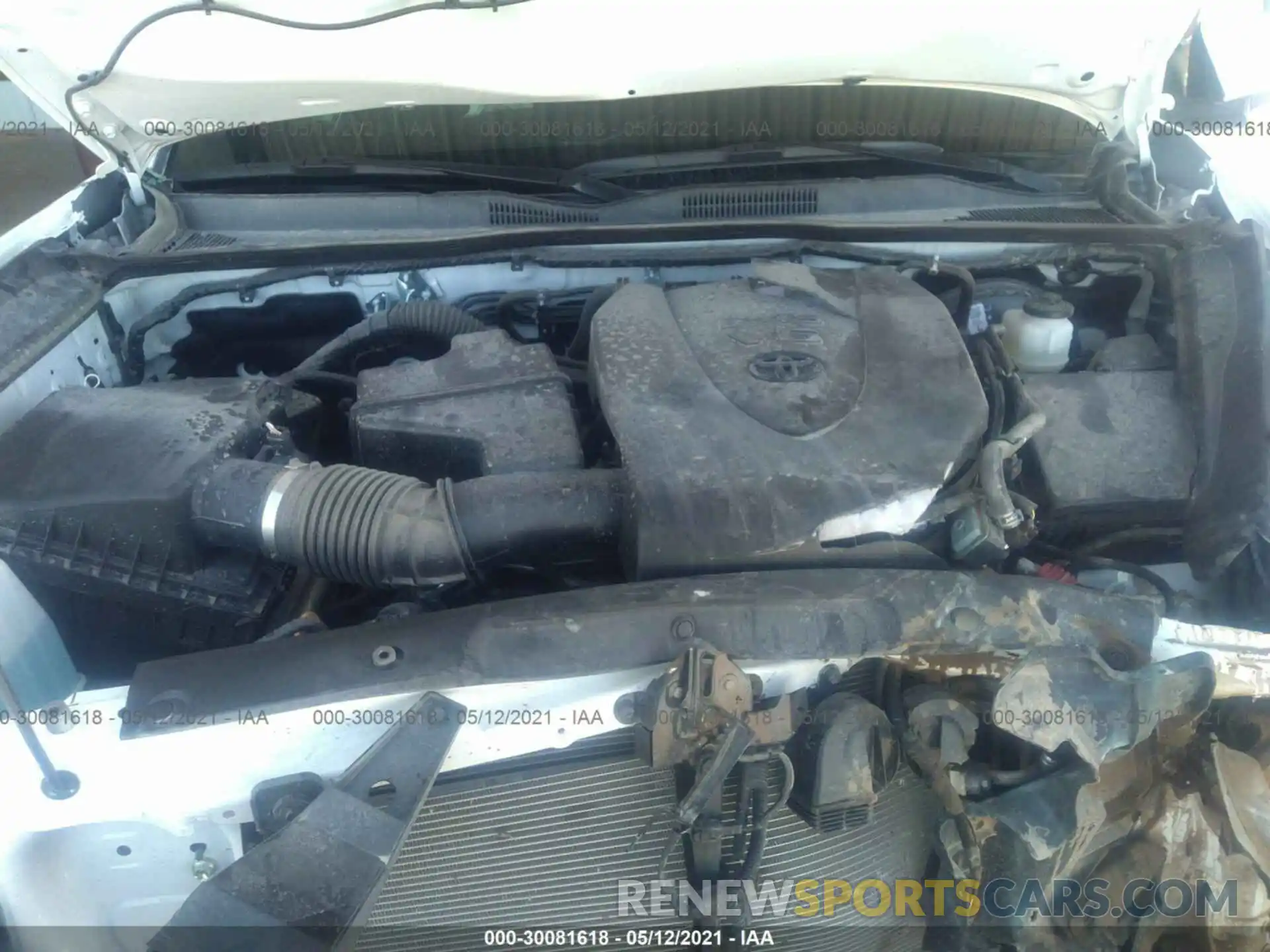 10 Photograph of a damaged car 3TMAZ5CN1MM143766 TOYOTA TACOMA 2WD 2021