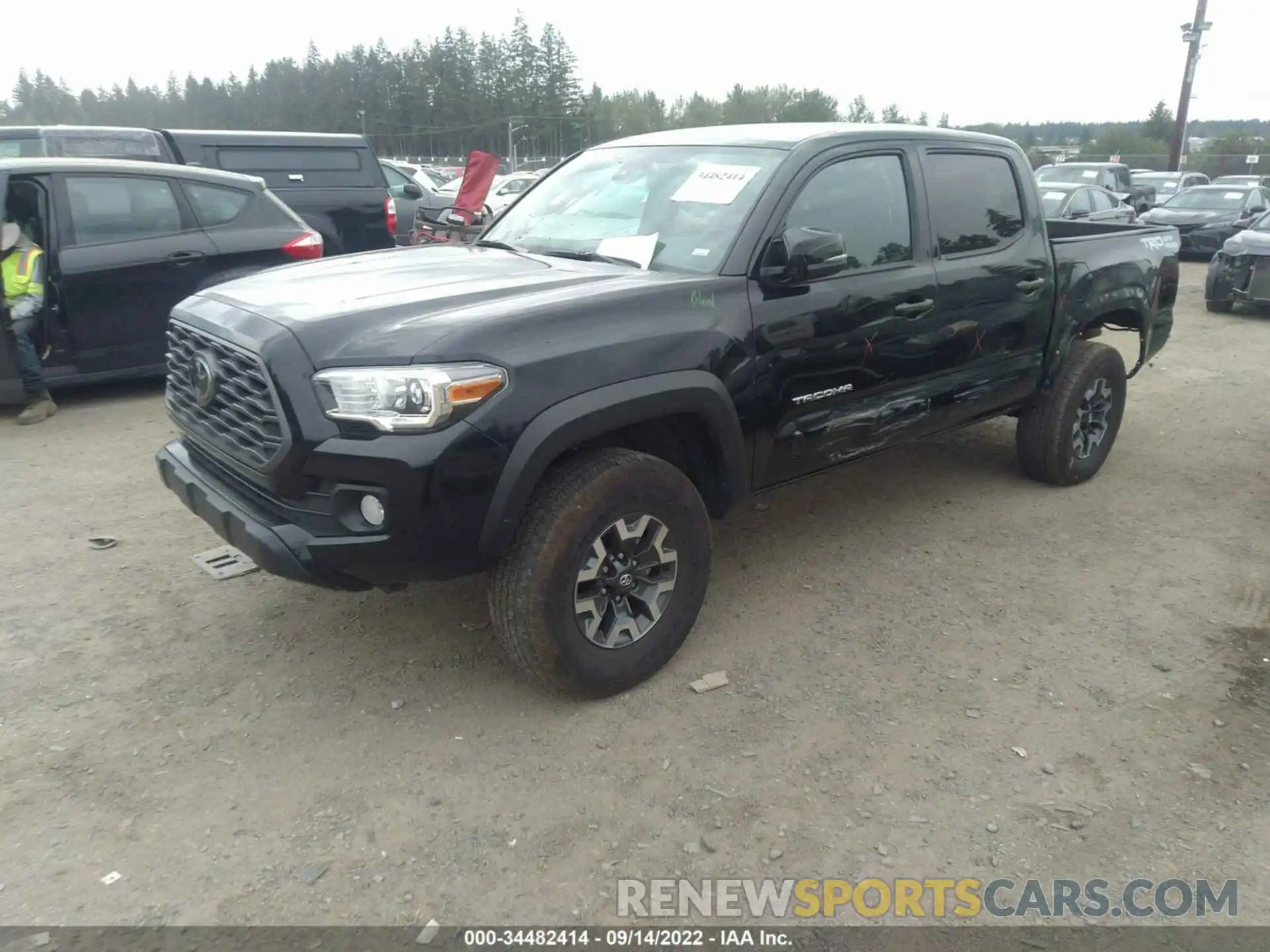 2 Photograph of a damaged car 3TMAZ5CN1MM145985 TOYOTA TACOMA 2WD 2021