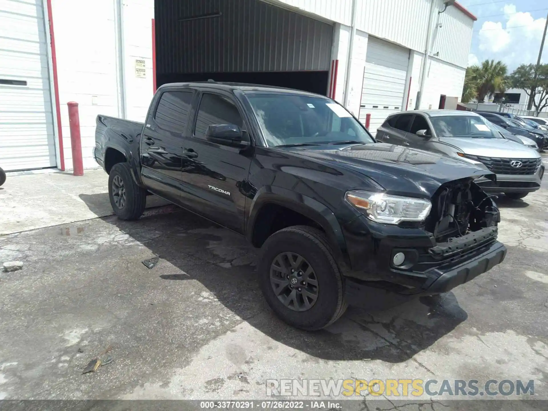 1 Photograph of a damaged car 3TMAZ5CN1MM153052 TOYOTA TACOMA 2WD 2021