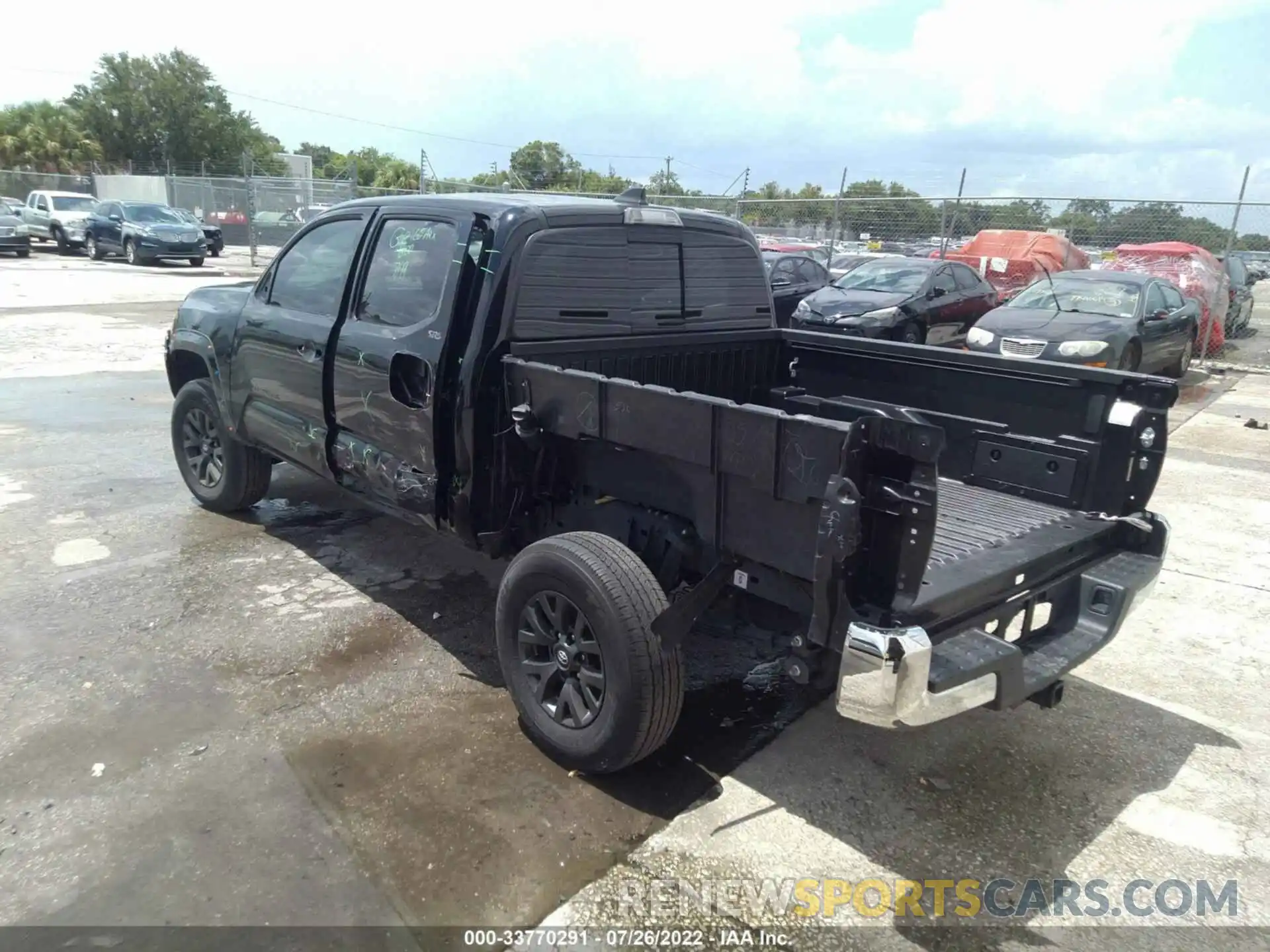 3 Photograph of a damaged car 3TMAZ5CN1MM153052 TOYOTA TACOMA 2WD 2021