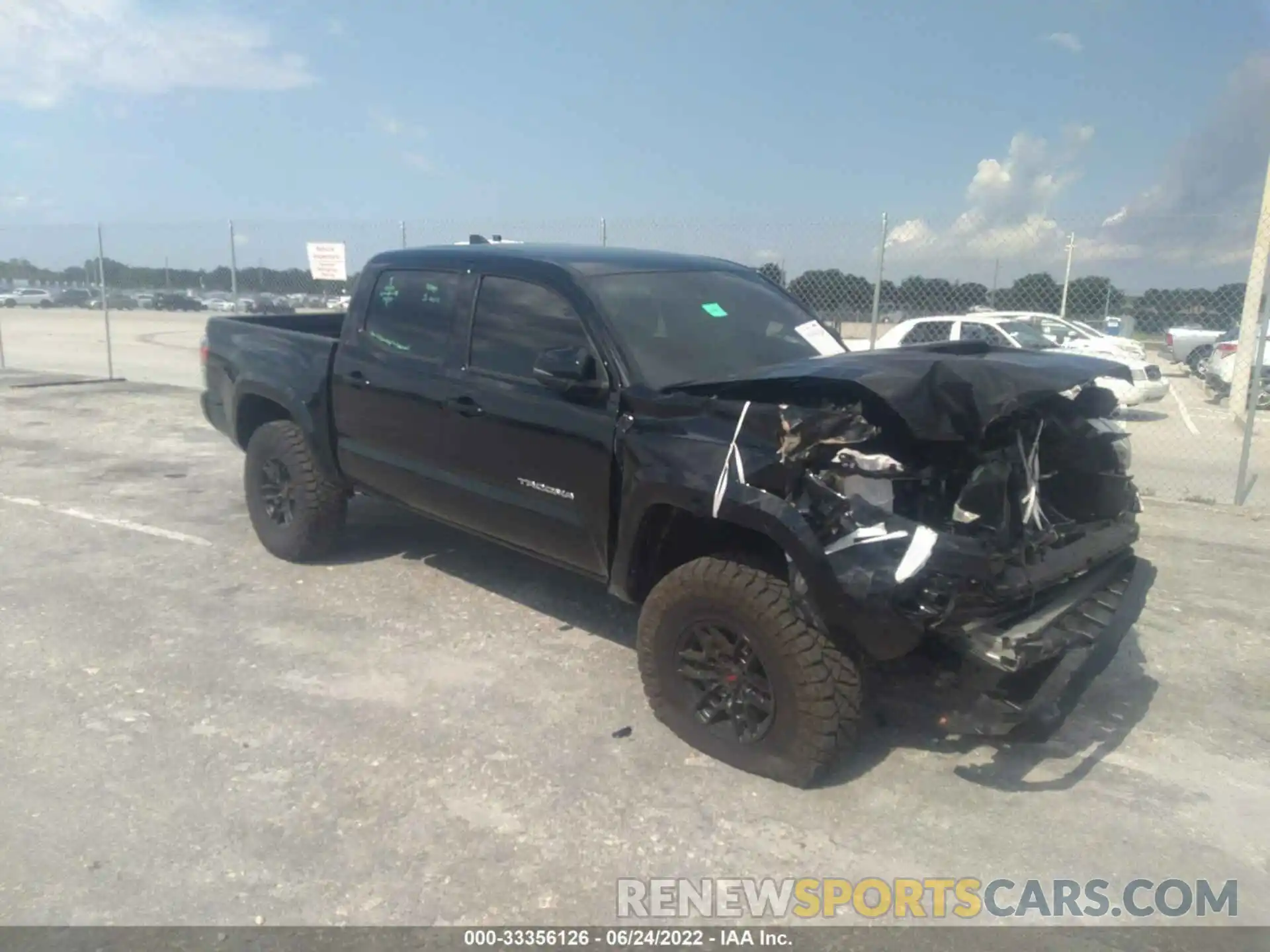 1 Photograph of a damaged car 3TMAZ5CN1MM153729 TOYOTA TACOMA 2WD 2021