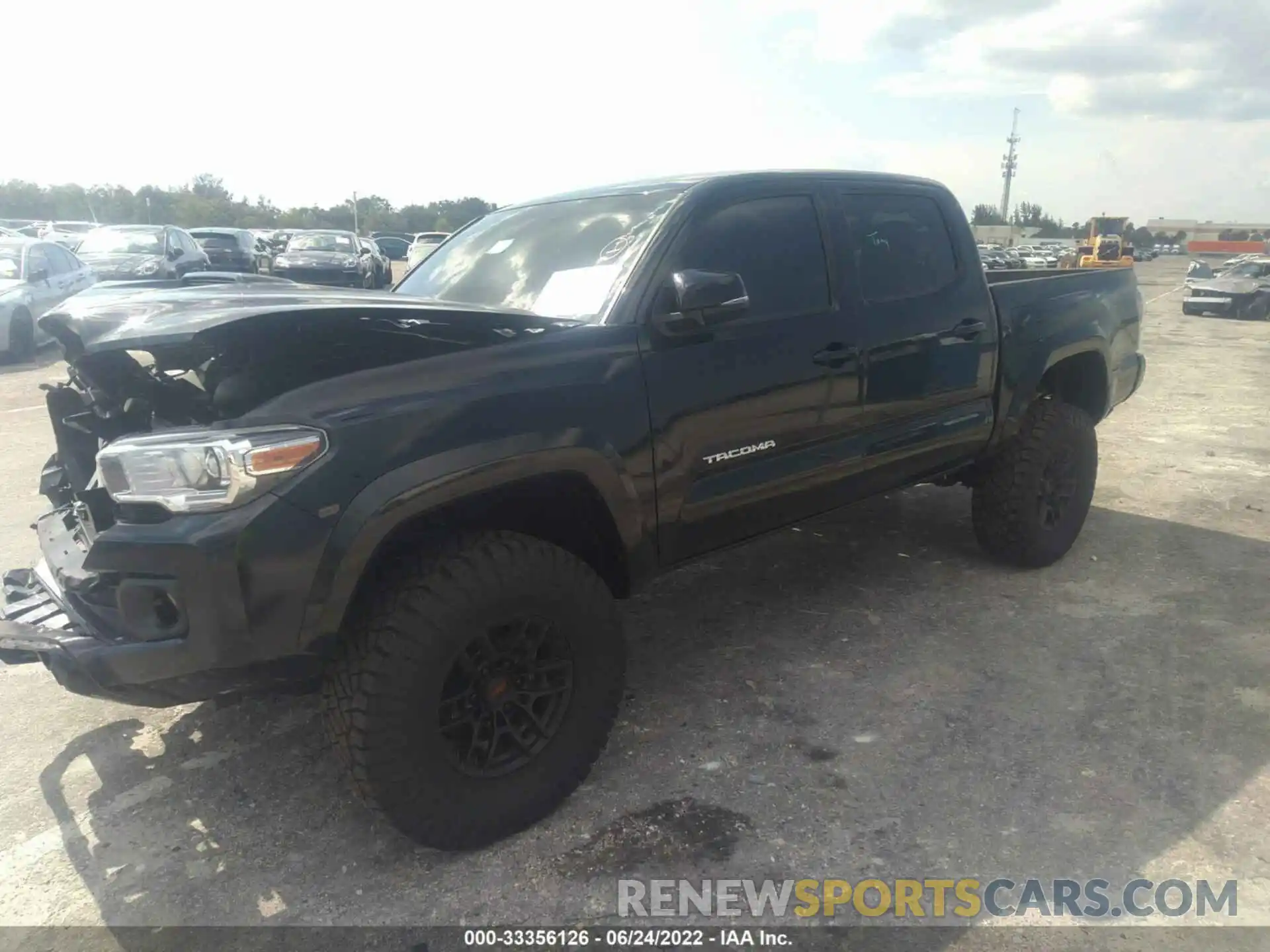 2 Photograph of a damaged car 3TMAZ5CN1MM153729 TOYOTA TACOMA 2WD 2021