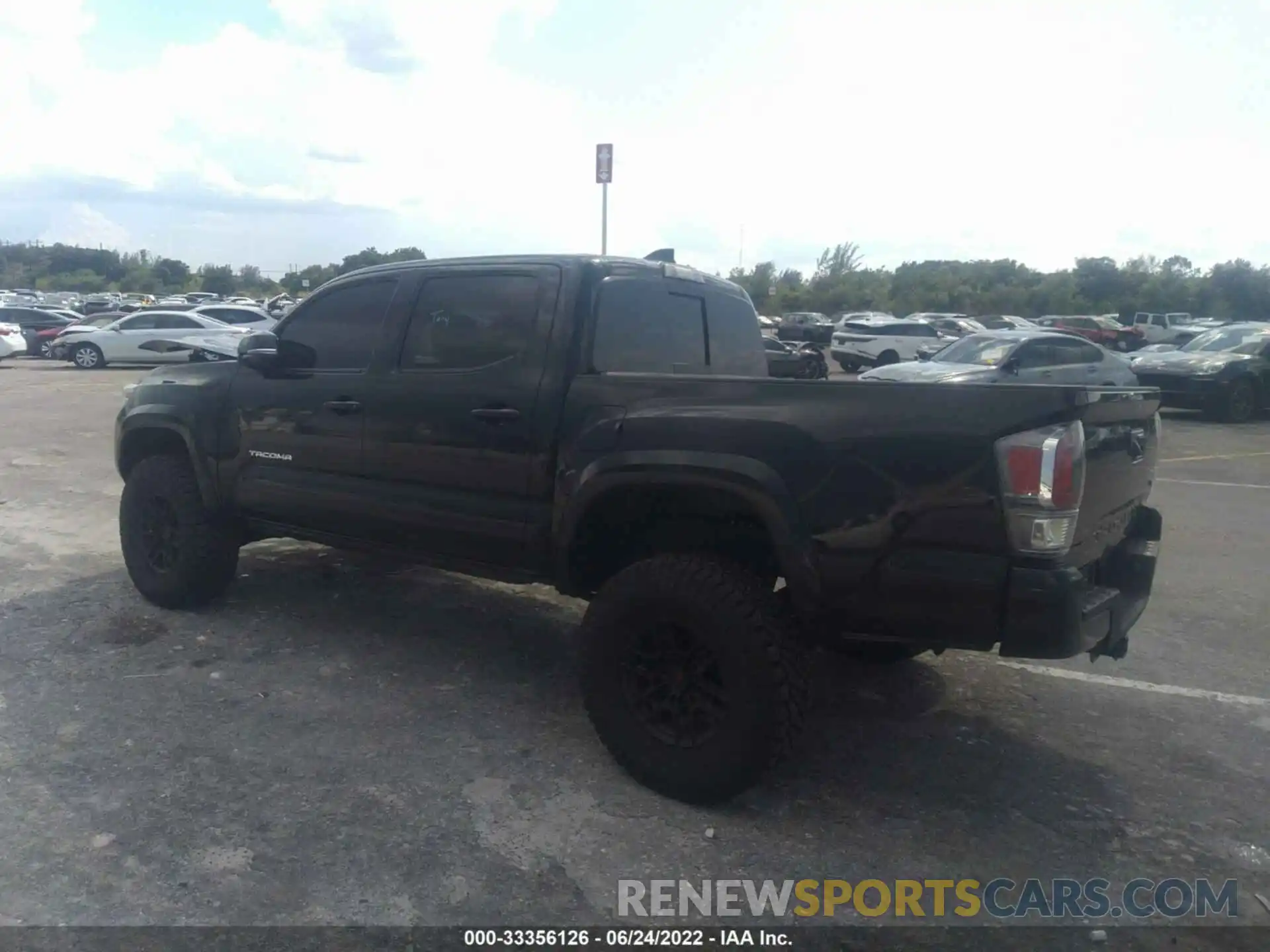 3 Photograph of a damaged car 3TMAZ5CN1MM153729 TOYOTA TACOMA 2WD 2021