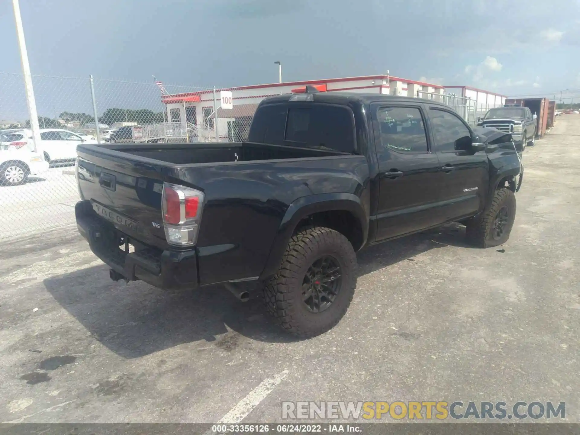 4 Photograph of a damaged car 3TMAZ5CN1MM153729 TOYOTA TACOMA 2WD 2021