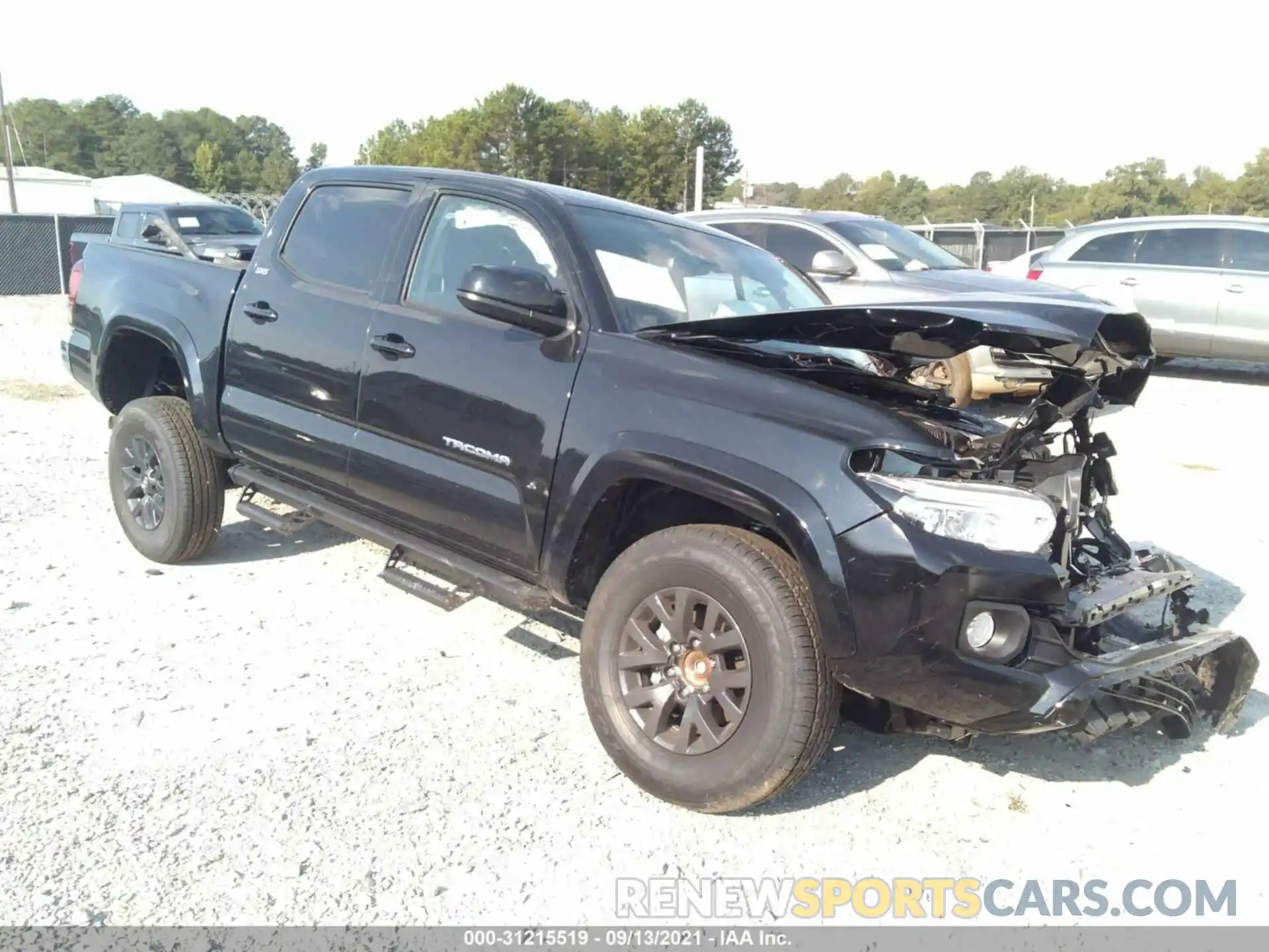 1 Photograph of a damaged car 3TMAZ5CN1MM156212 TOYOTA TACOMA 2WD 2021