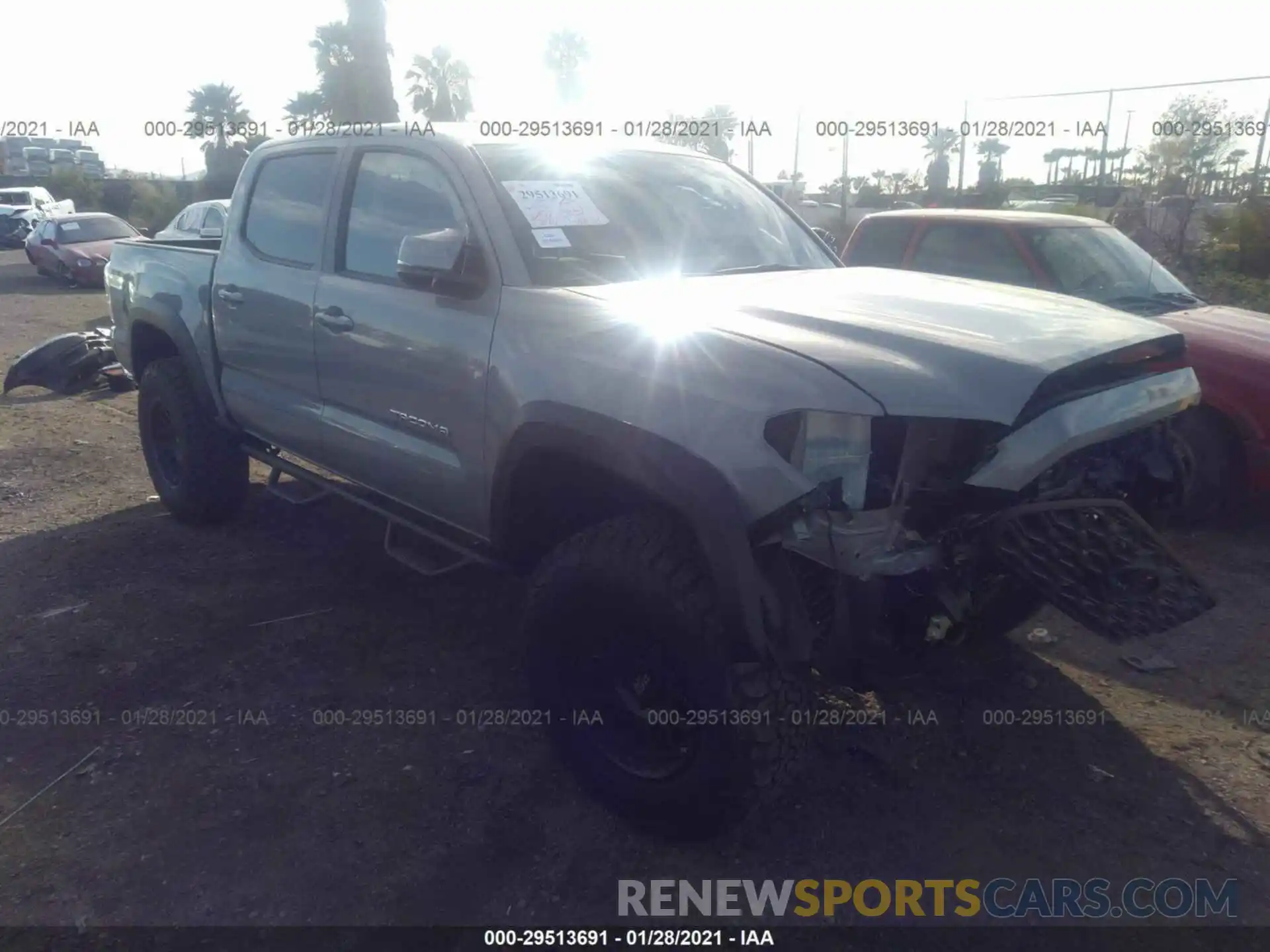 1 Photograph of a damaged car 3TMAZ5CN3MM143929 TOYOTA TACOMA 2WD 2021