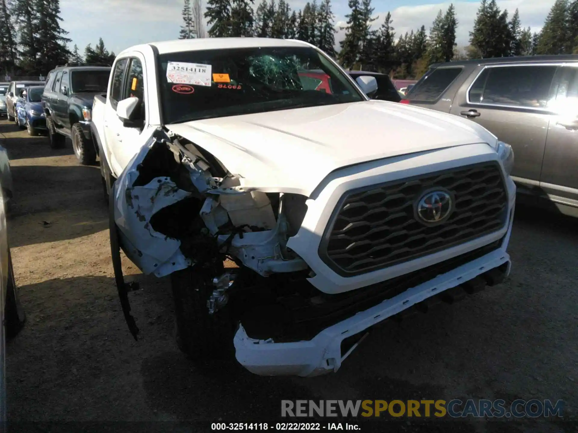 1 Photograph of a damaged car 3TMAZ5CN3MM145681 TOYOTA TACOMA 2WD 2021