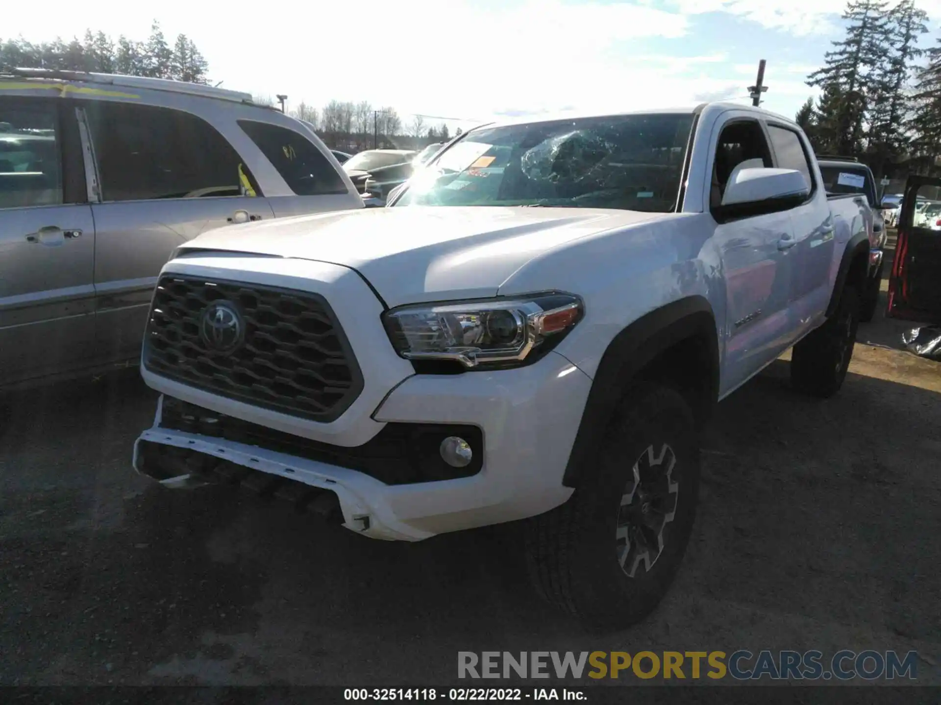 2 Фотография поврежденного автомобиля 3TMAZ5CN3MM145681 TOYOTA TACOMA 2WD 2021