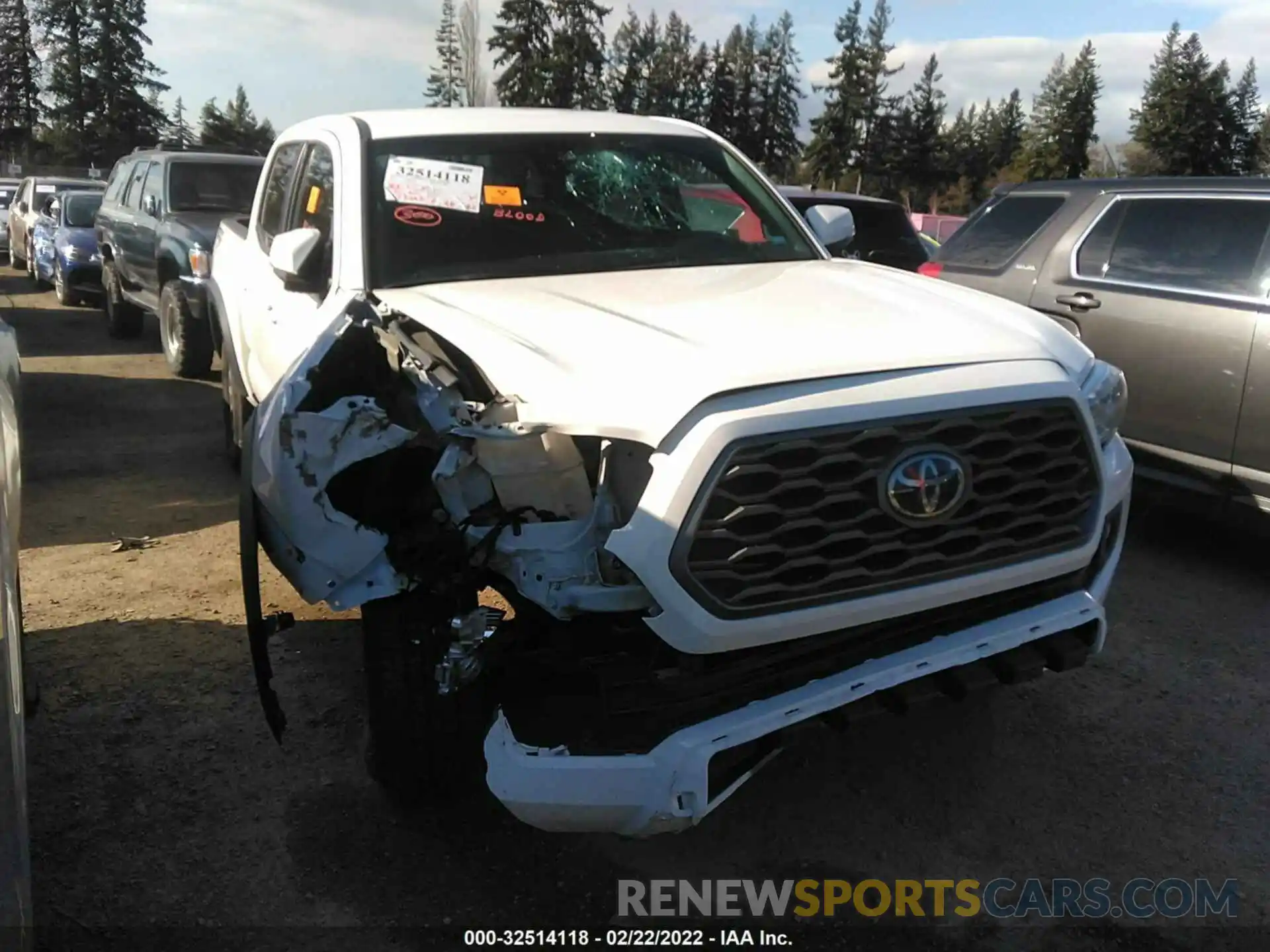 6 Photograph of a damaged car 3TMAZ5CN3MM145681 TOYOTA TACOMA 2WD 2021