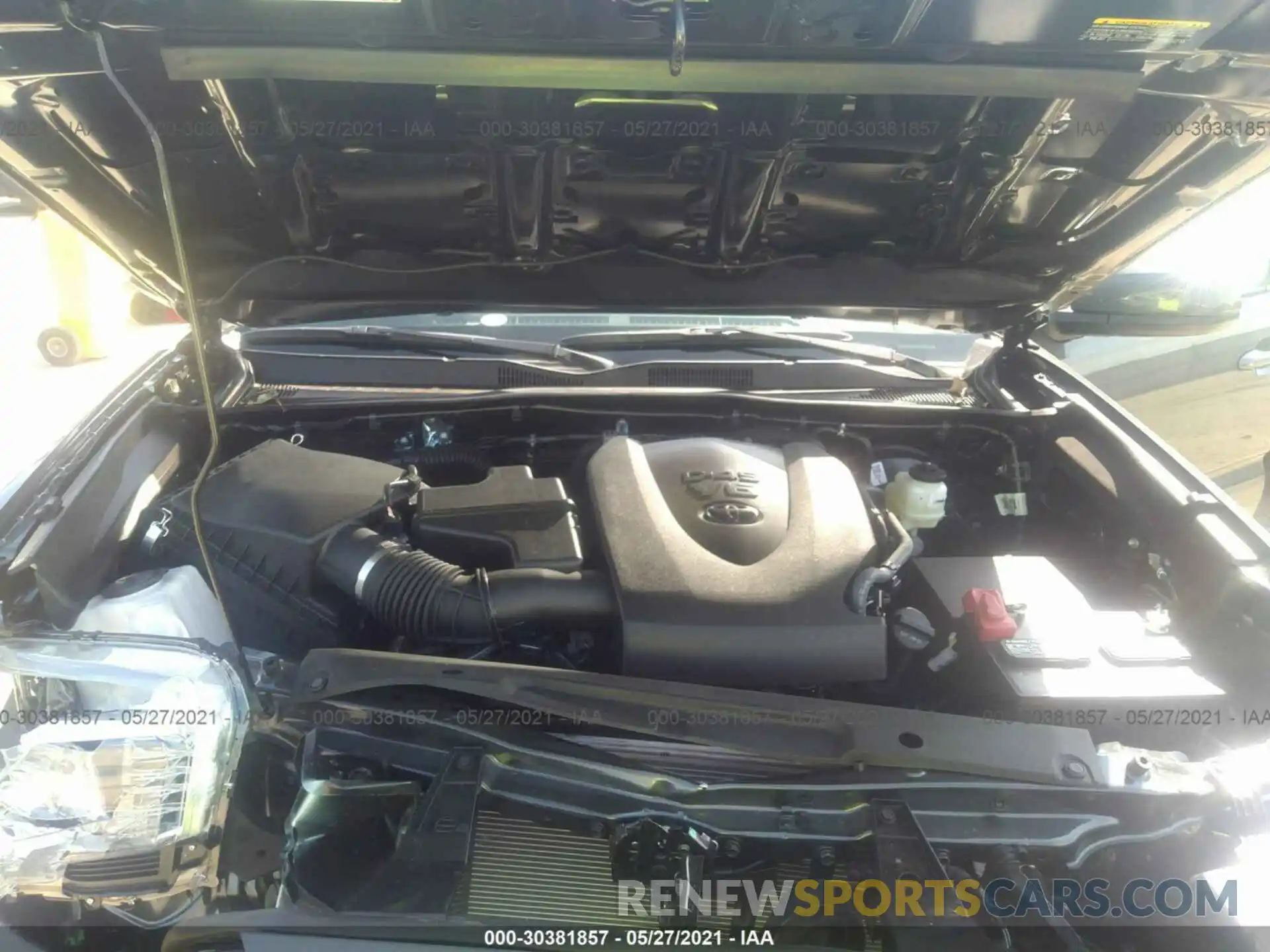 10 Photograph of a damaged car 3TMAZ5CN3MM150282 TOYOTA TACOMA 2WD 2021