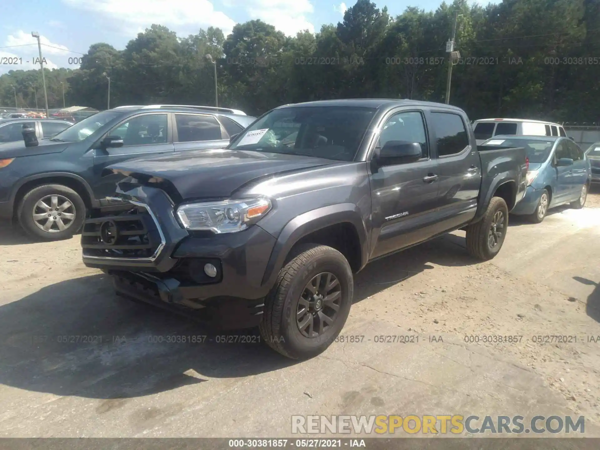 2 Фотография поврежденного автомобиля 3TMAZ5CN3MM150282 TOYOTA TACOMA 2WD 2021