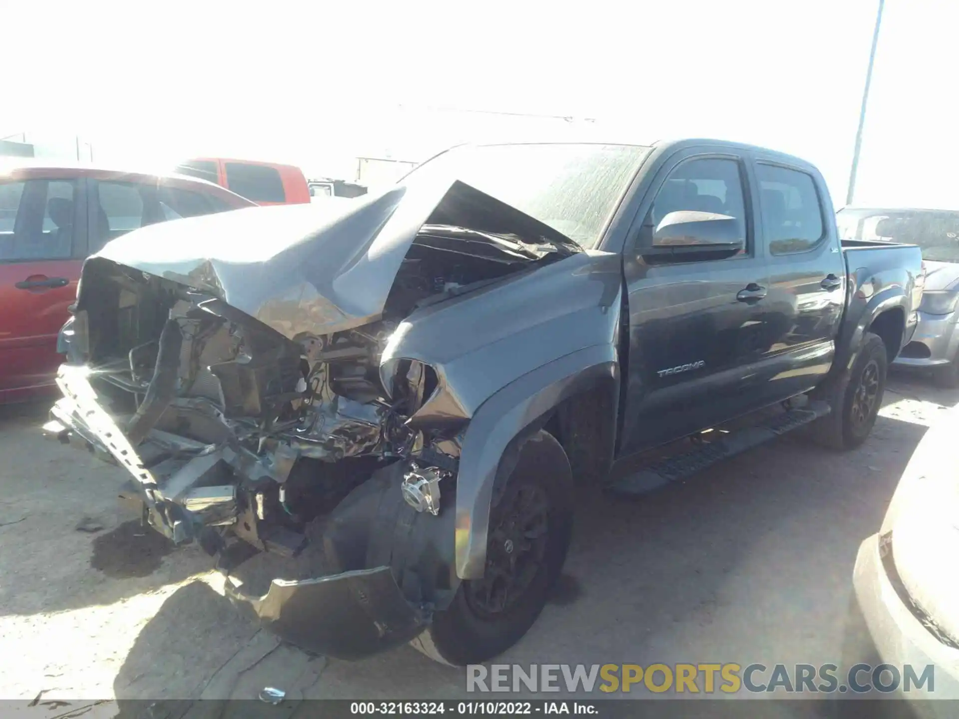 2 Photograph of a damaged car 3TMAZ5CN3MM152307 TOYOTA TACOMA 2WD 2021