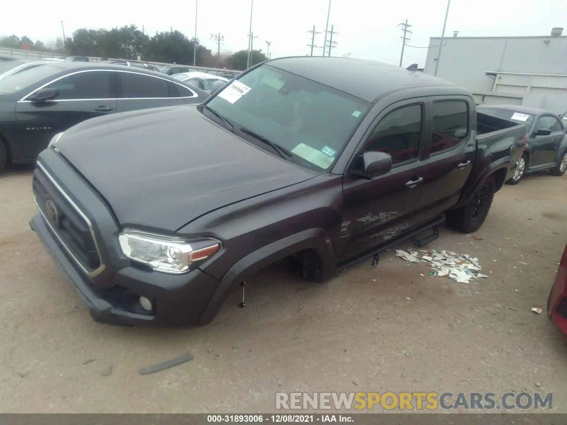 2 Photograph of a damaged car 3TMAZ5CN3MM152503 TOYOTA TACOMA 2WD 2021