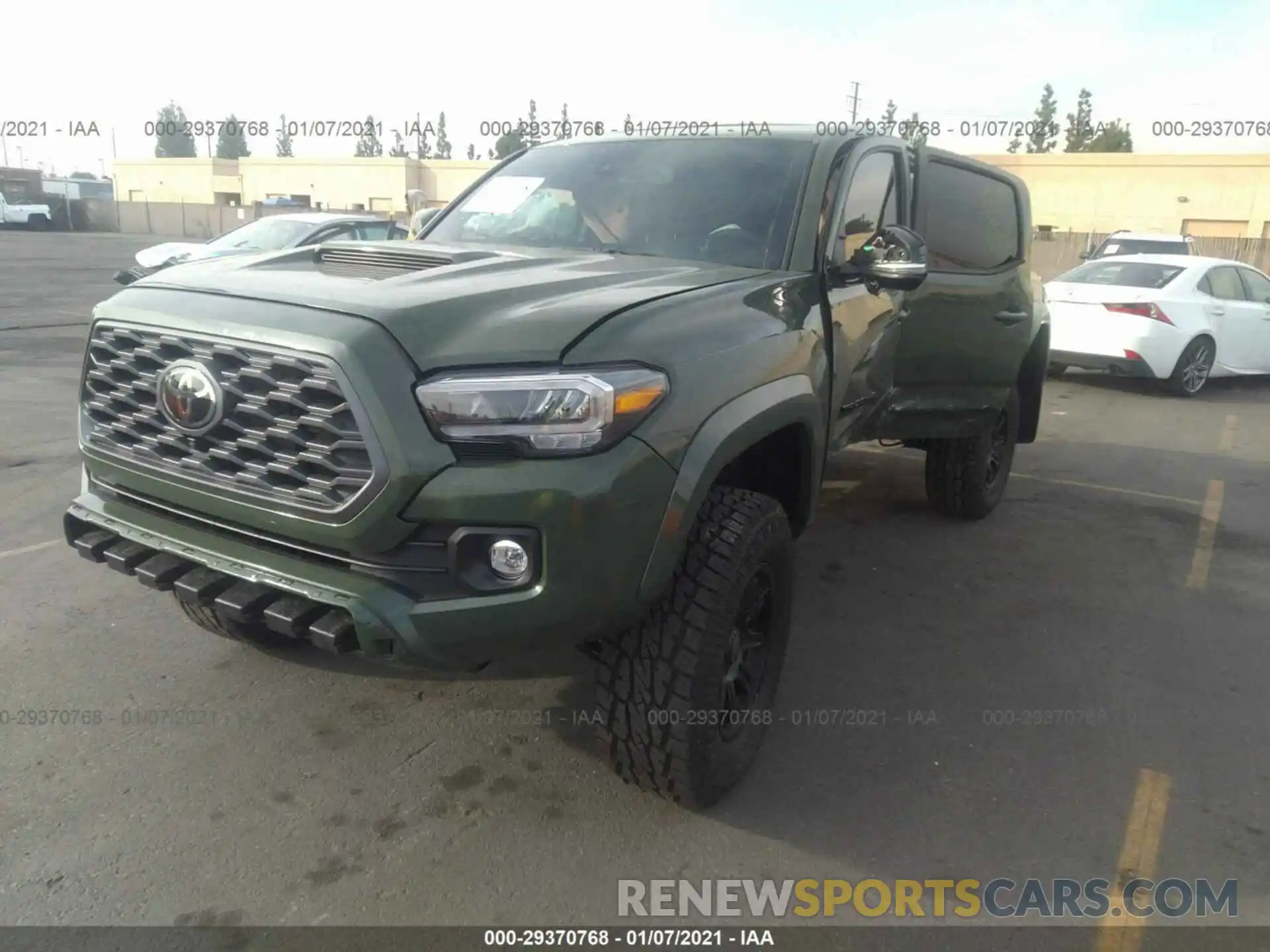 2 Photograph of a damaged car 3TMAZ5CN4MM141509 TOYOTA TACOMA 2WD 2021