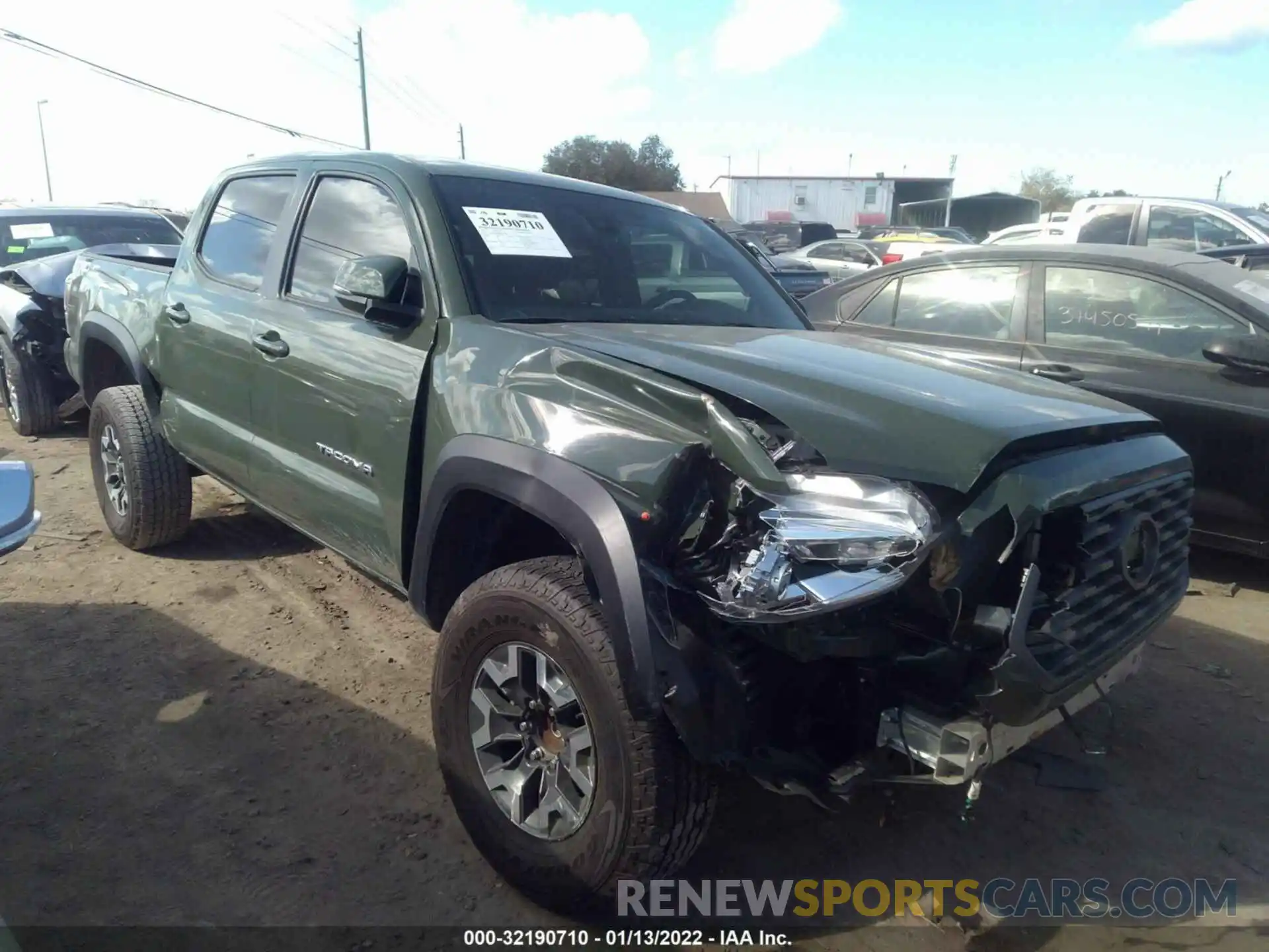 1 Photograph of a damaged car 3TMAZ5CN4MM142594 TOYOTA TACOMA 2WD 2021