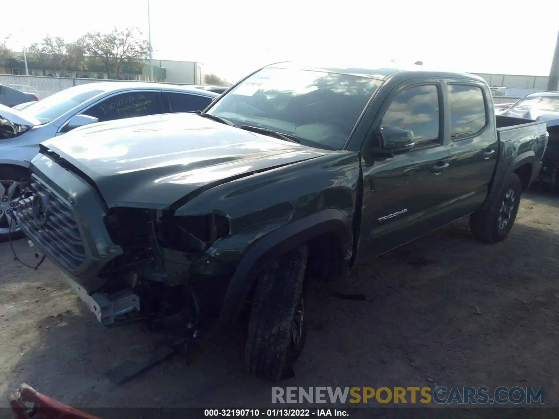 2 Photograph of a damaged car 3TMAZ5CN4MM142594 TOYOTA TACOMA 2WD 2021