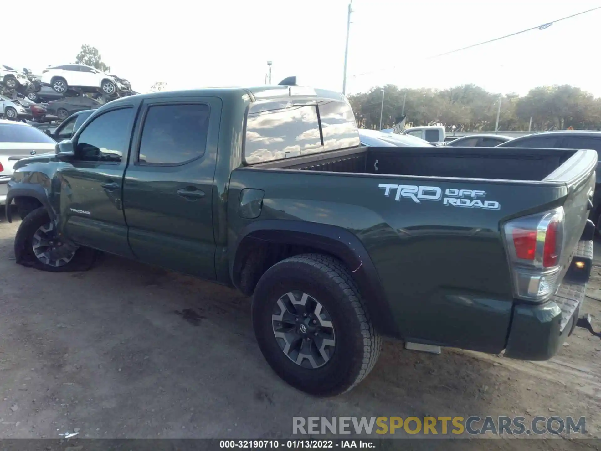 3 Photograph of a damaged car 3TMAZ5CN4MM142594 TOYOTA TACOMA 2WD 2021