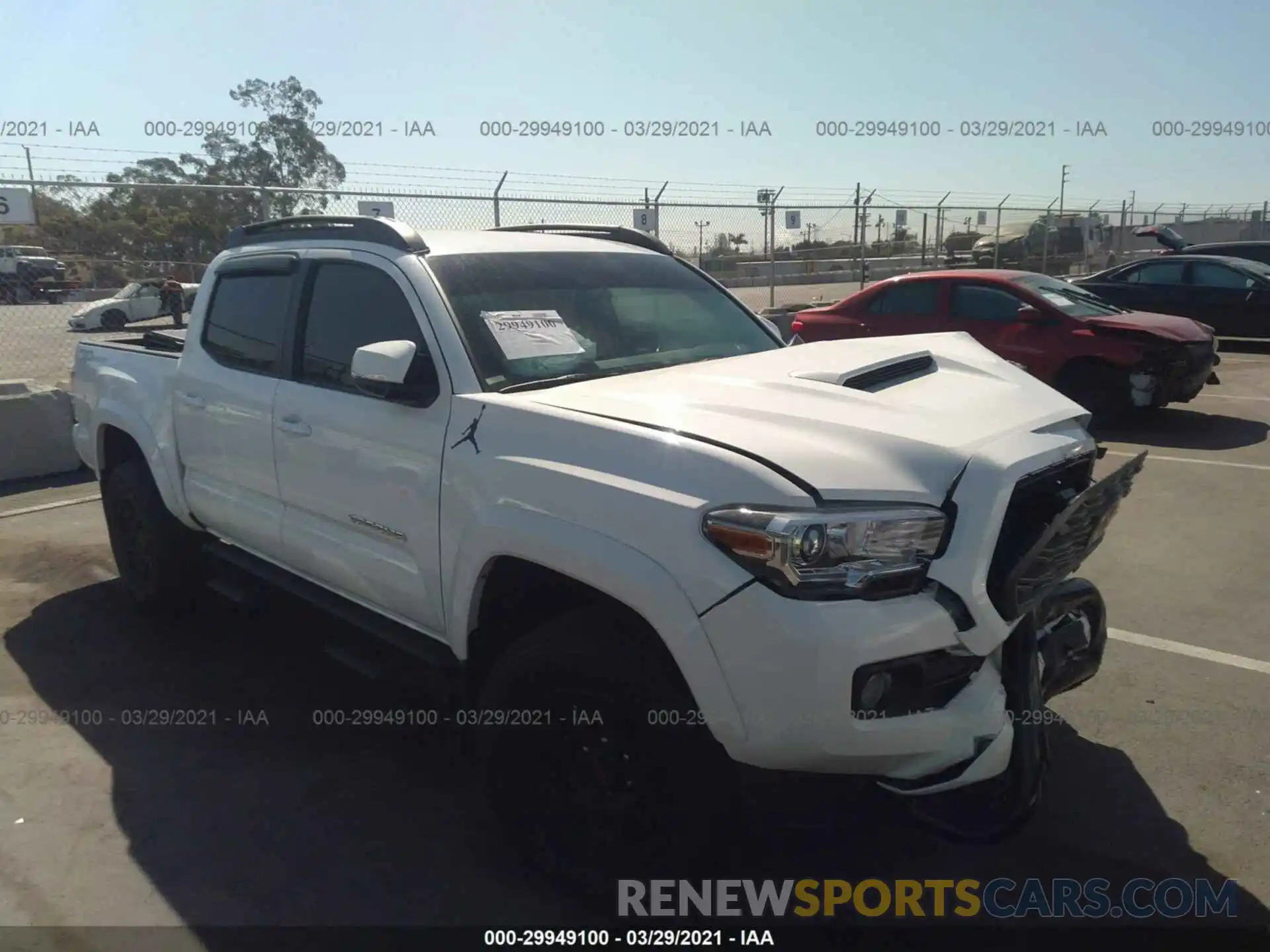 1 Photograph of a damaged car 3TMAZ5CN4MM145947 TOYOTA TACOMA 2WD 2021