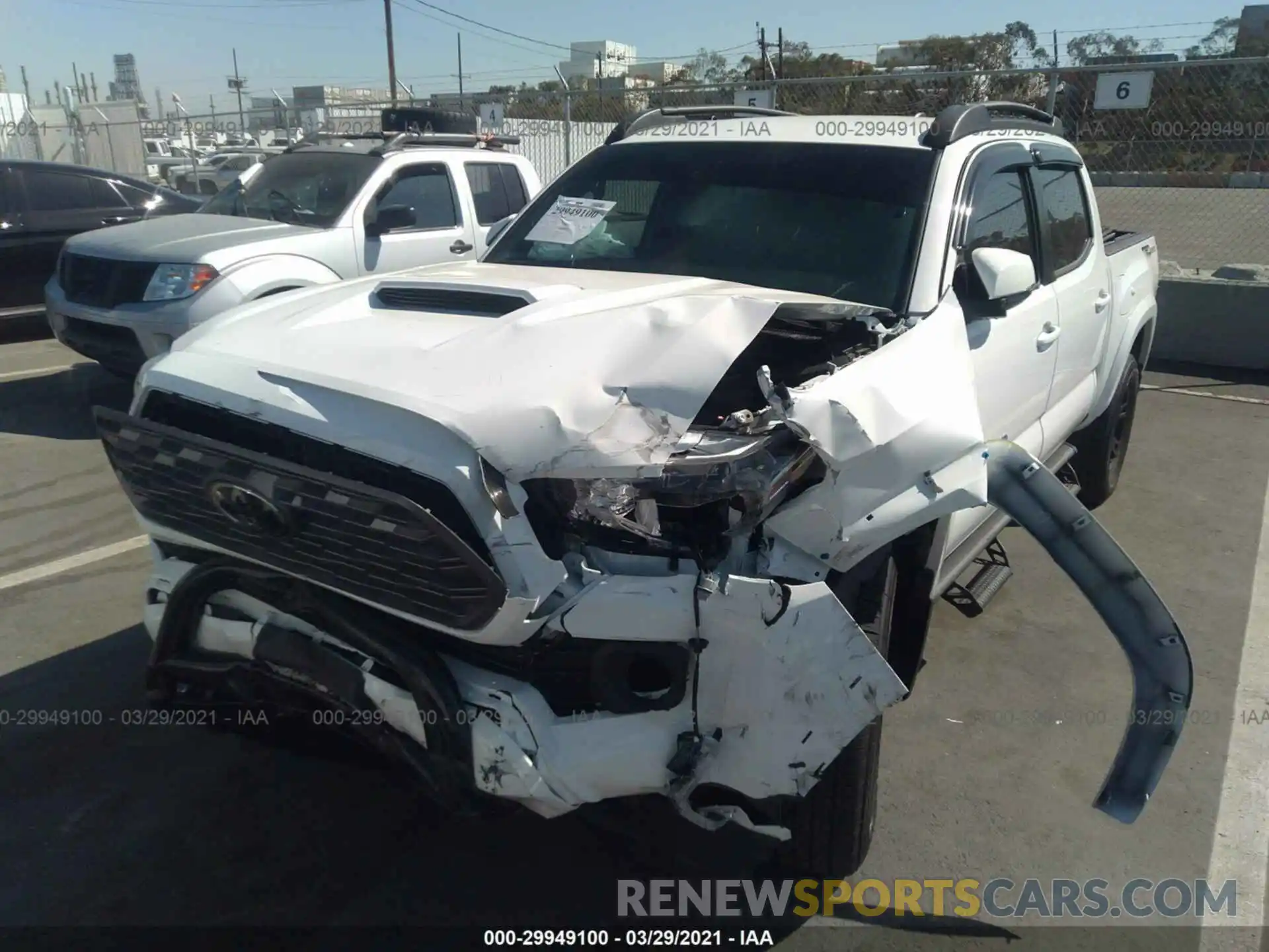 6 Photograph of a damaged car 3TMAZ5CN4MM145947 TOYOTA TACOMA 2WD 2021