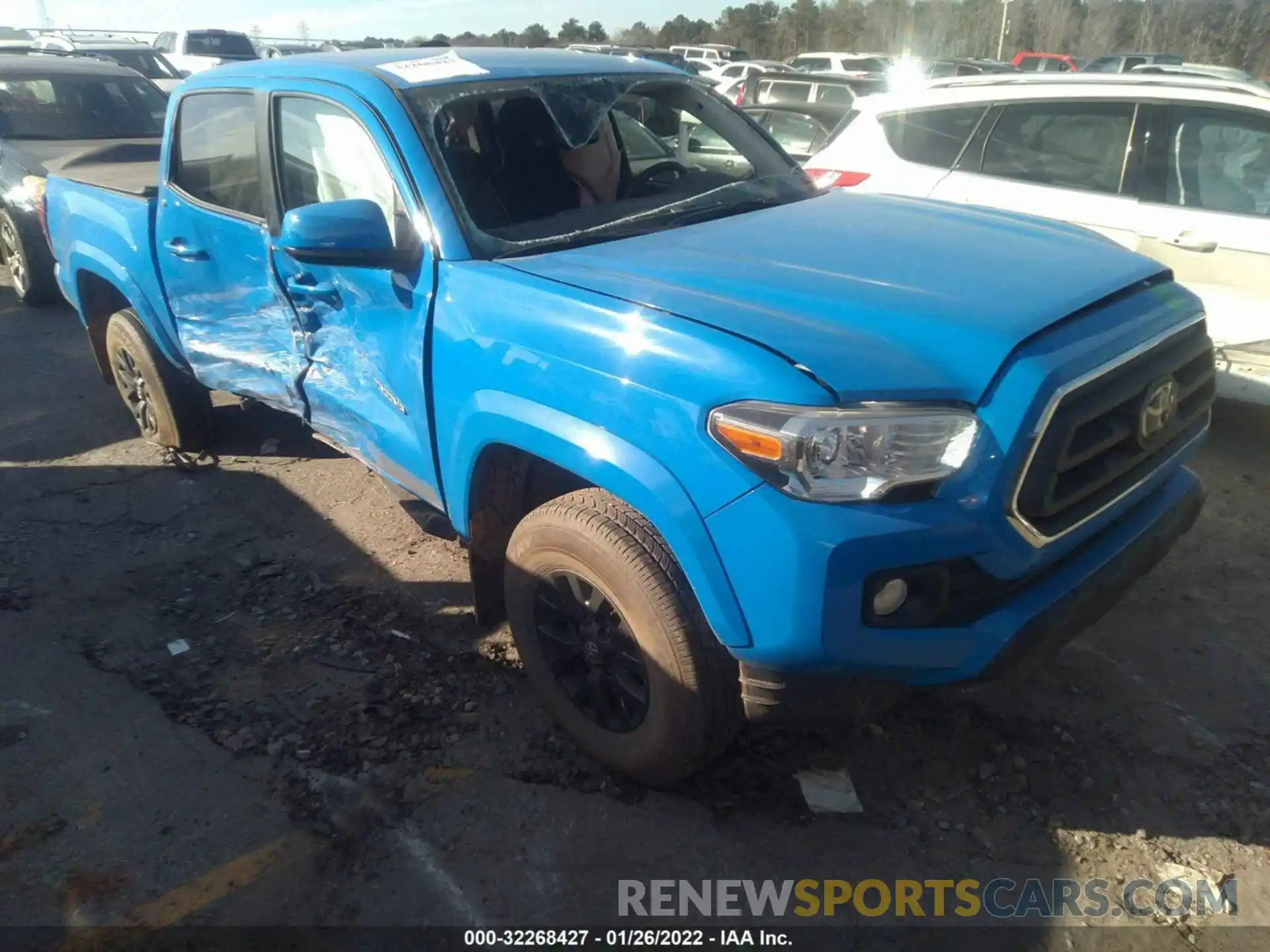 1 Photograph of a damaged car 3TMAZ5CN4MM148198 TOYOTA TACOMA 2WD 2021