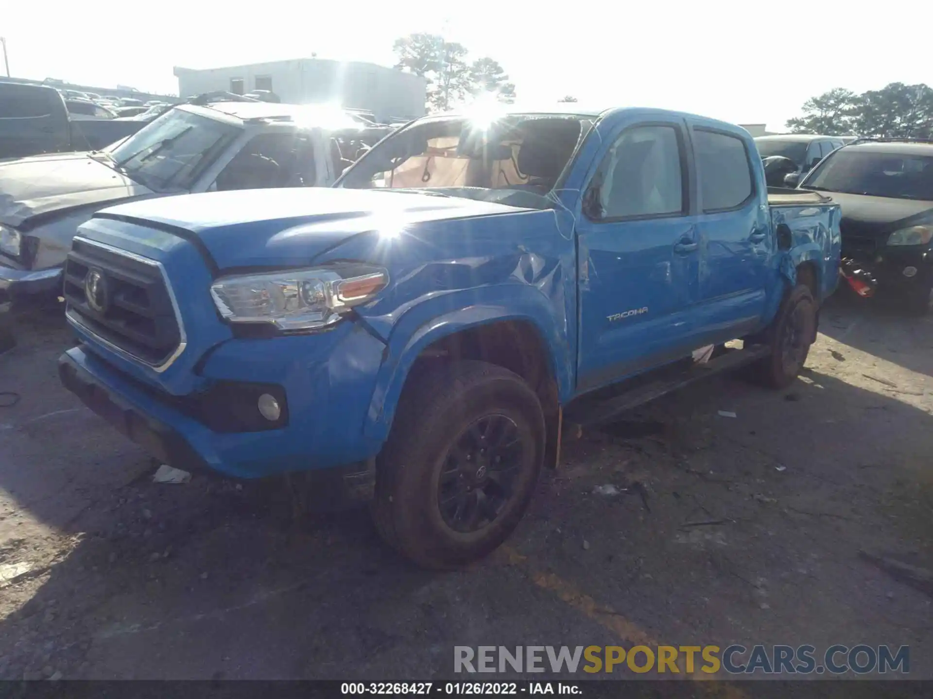 2 Photograph of a damaged car 3TMAZ5CN4MM148198 TOYOTA TACOMA 2WD 2021