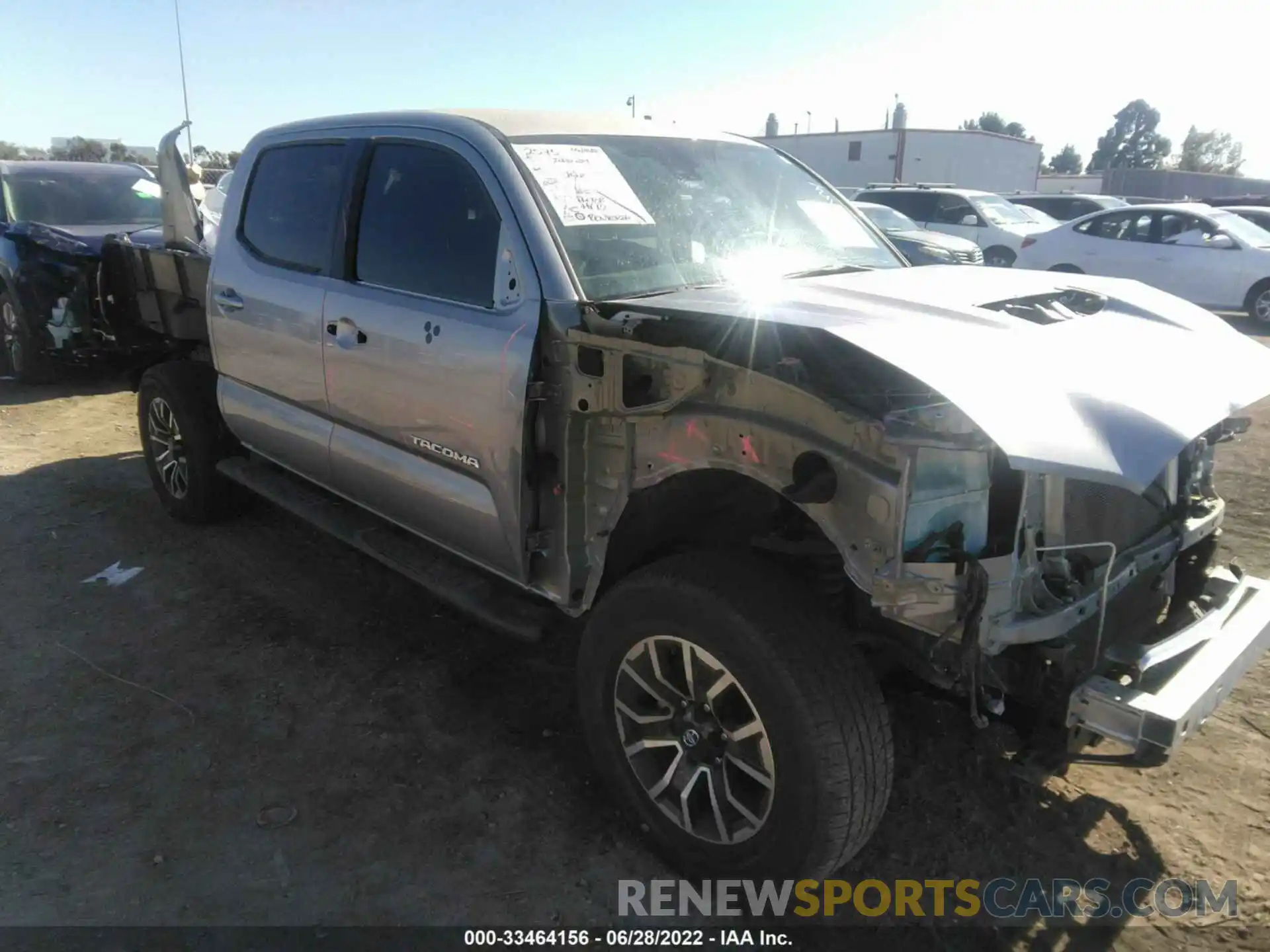 1 Photograph of a damaged car 3TMAZ5CN4MM151604 TOYOTA TACOMA 2WD 2021