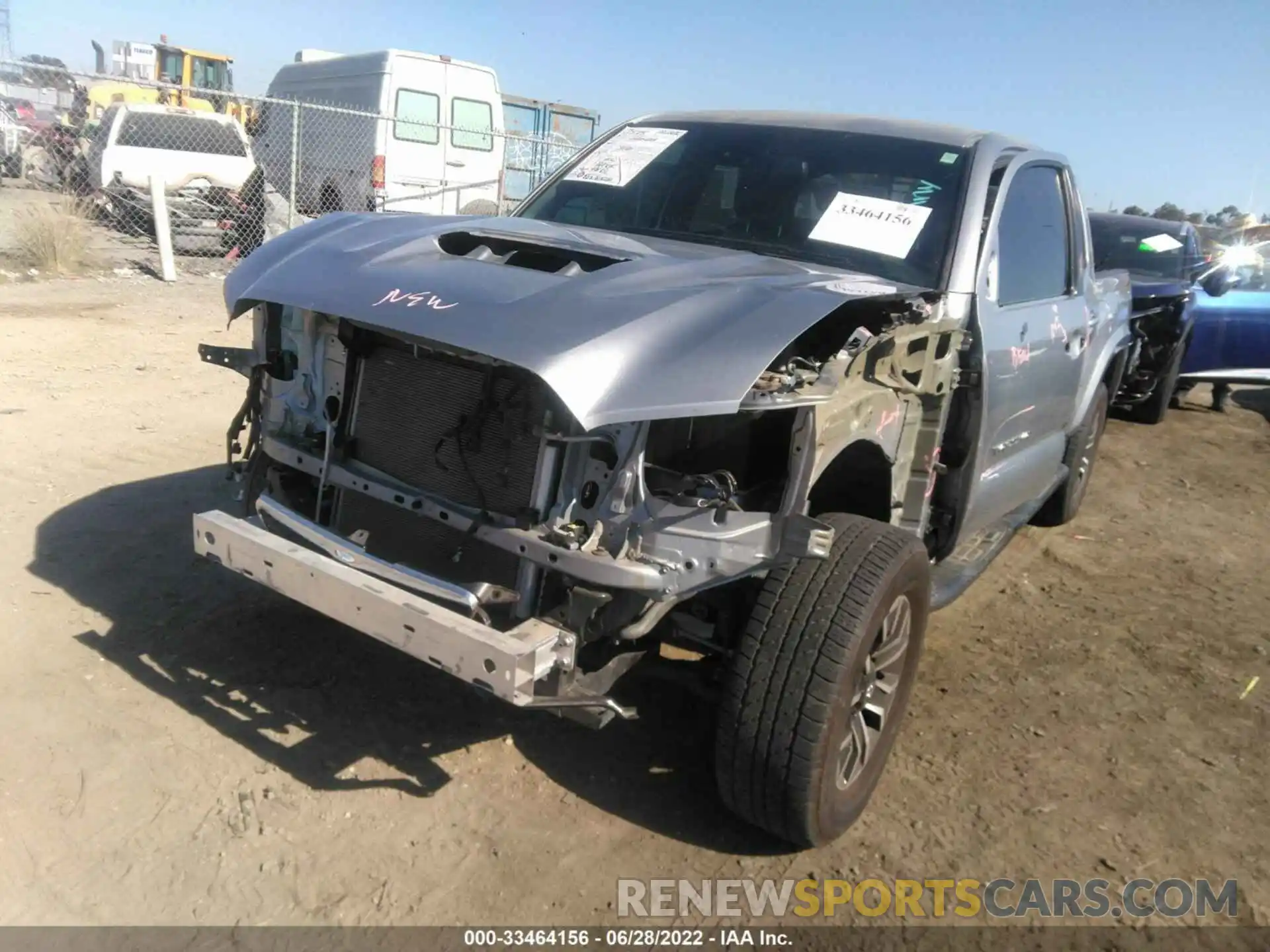 2 Photograph of a damaged car 3TMAZ5CN4MM151604 TOYOTA TACOMA 2WD 2021