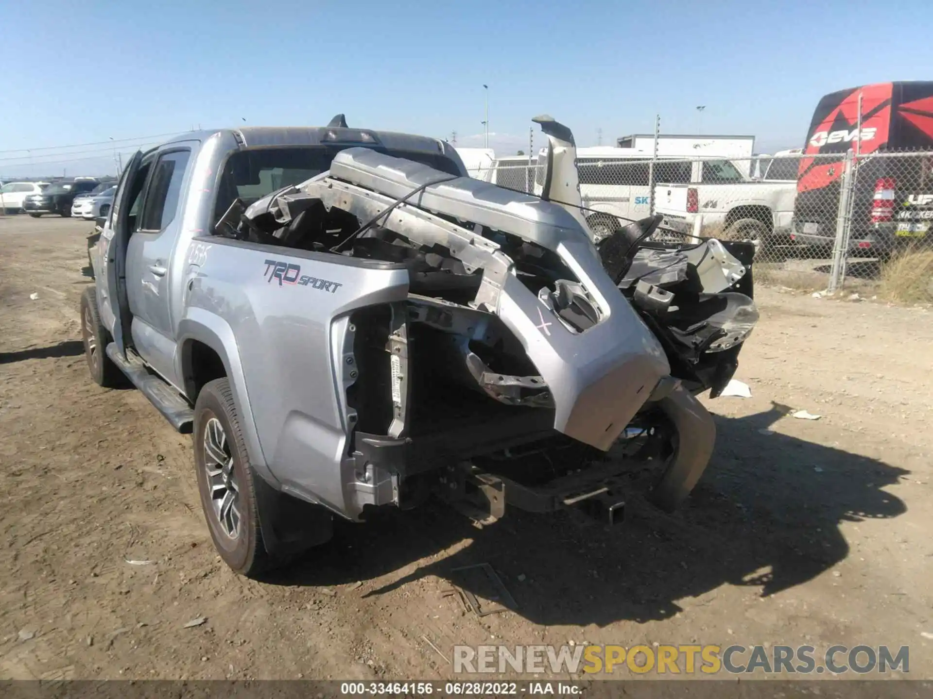 3 Photograph of a damaged car 3TMAZ5CN4MM151604 TOYOTA TACOMA 2WD 2021