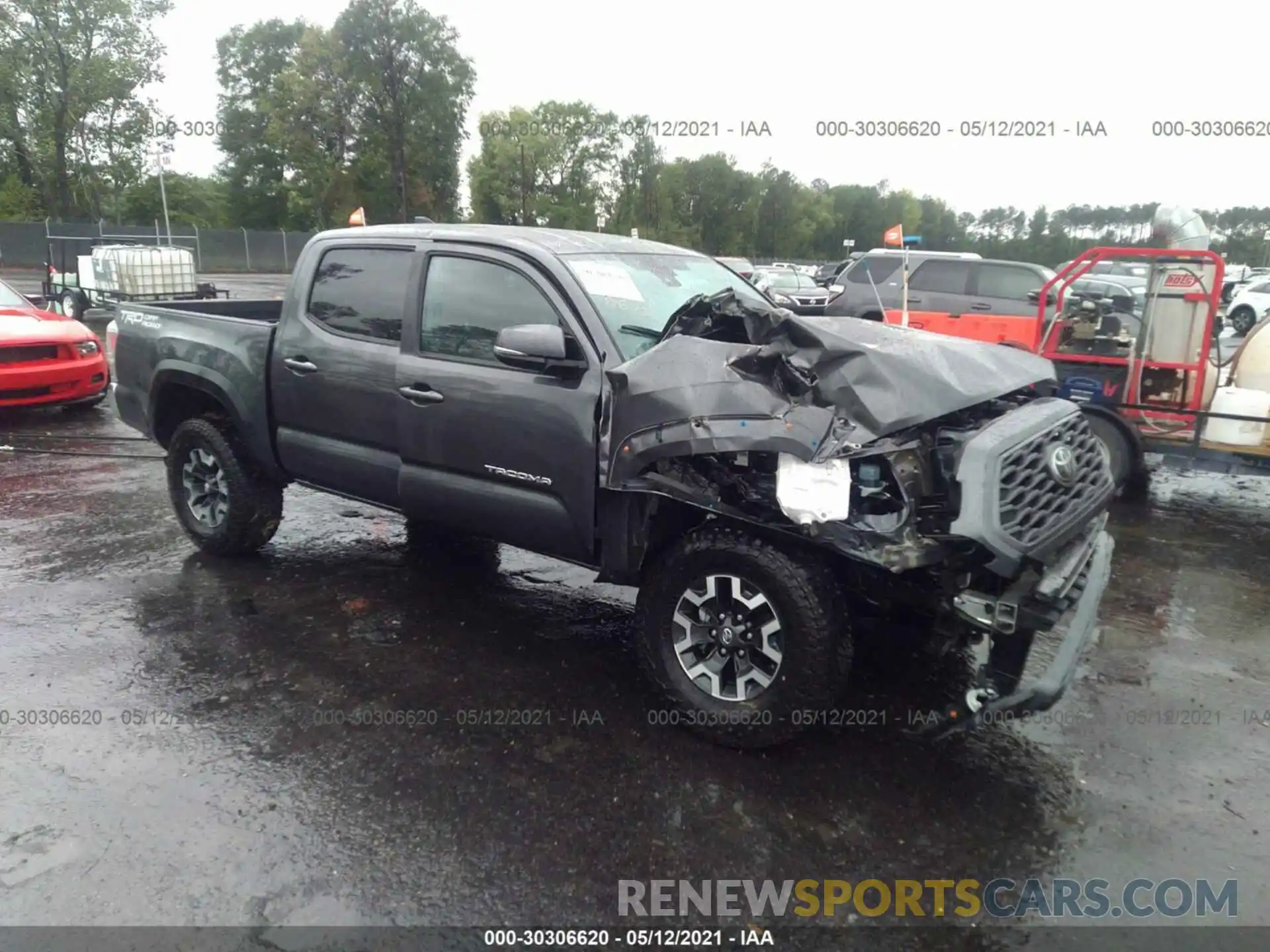 1 Photograph of a damaged car 3TMAZ5CN5MM140630 TOYOTA TACOMA 2WD 2021