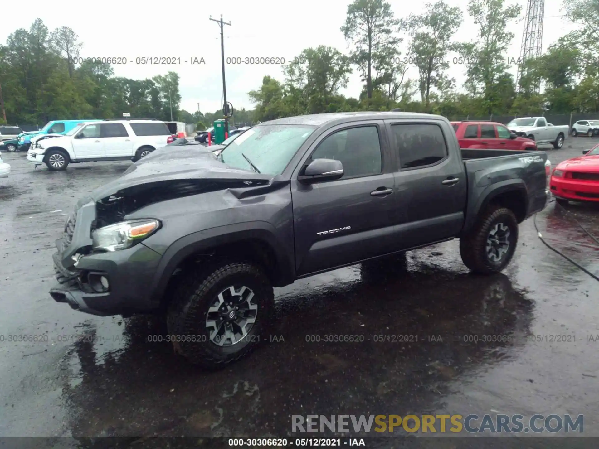 2 Photograph of a damaged car 3TMAZ5CN5MM140630 TOYOTA TACOMA 2WD 2021