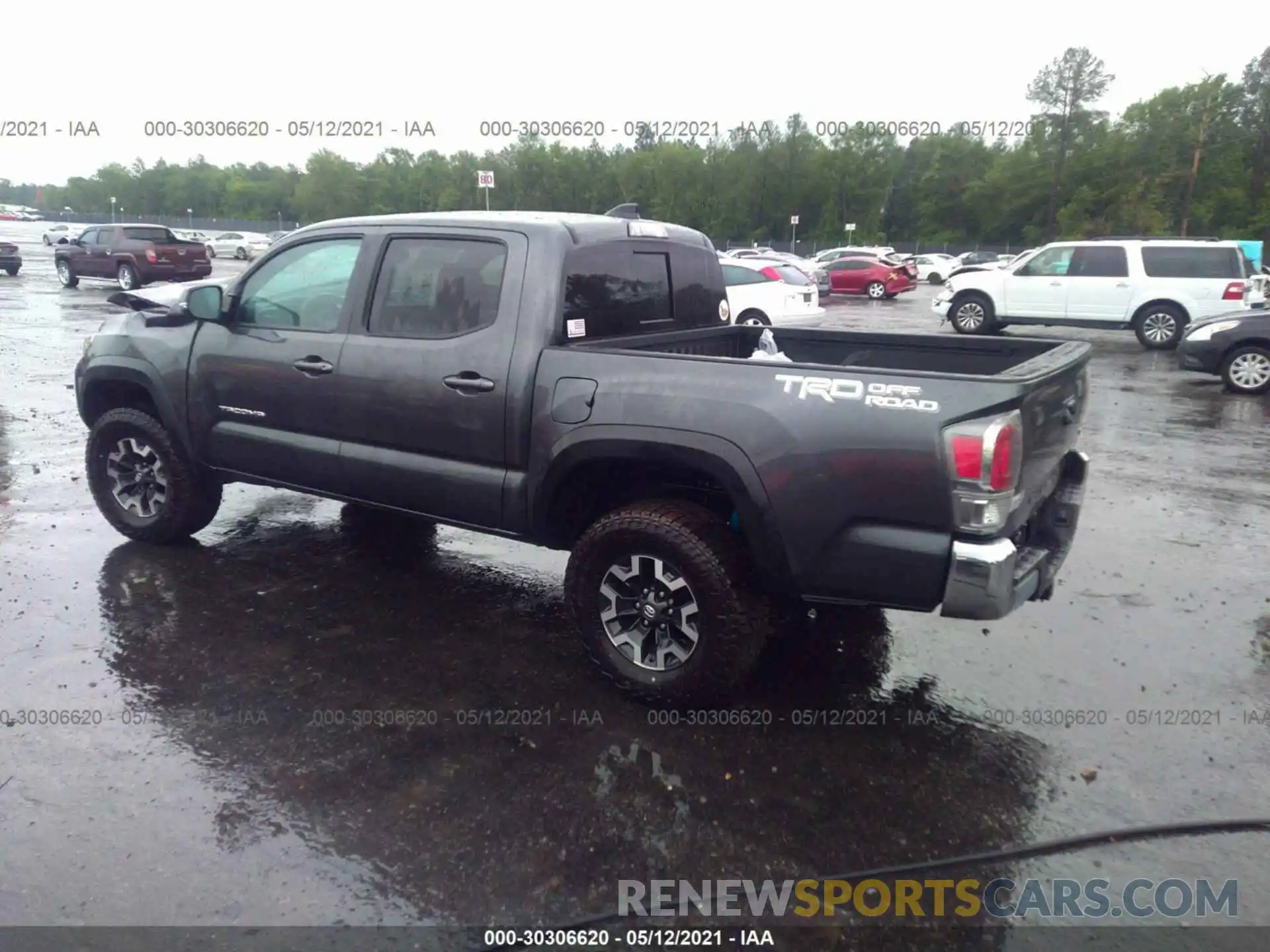 3 Photograph of a damaged car 3TMAZ5CN5MM140630 TOYOTA TACOMA 2WD 2021