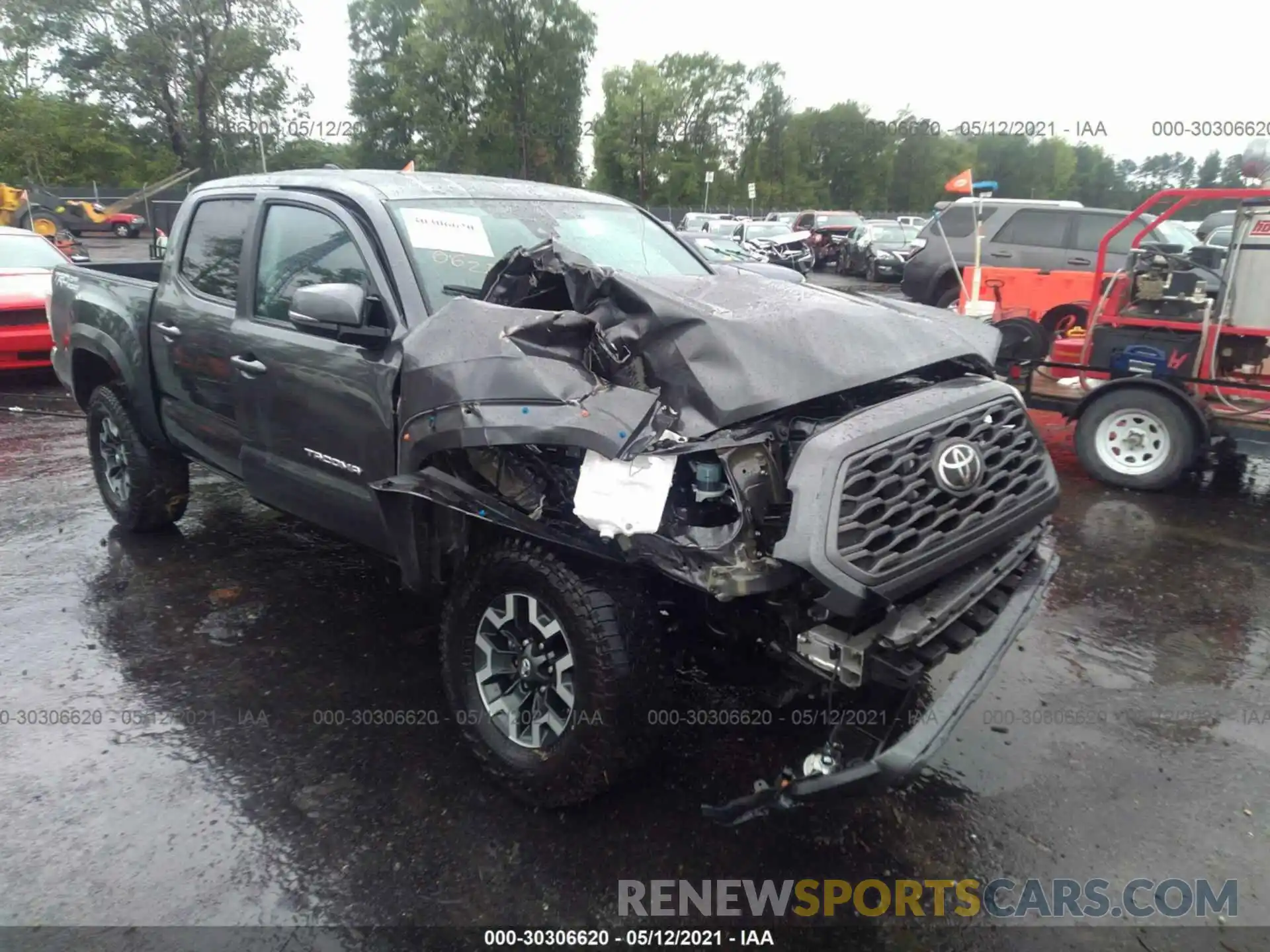 6 Photograph of a damaged car 3TMAZ5CN5MM140630 TOYOTA TACOMA 2WD 2021