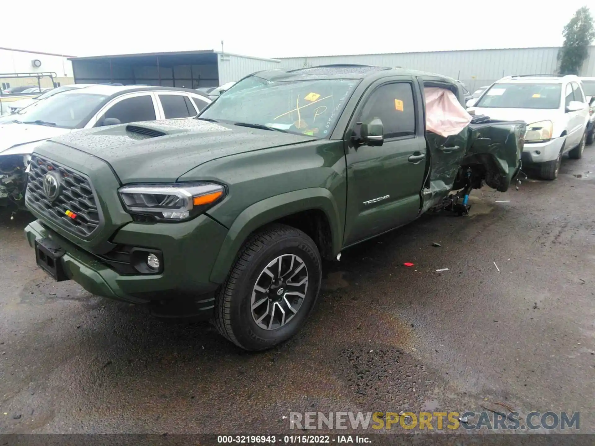 2 Photograph of a damaged car 3TMAZ5CN5MM143544 TOYOTA TACOMA 2WD 2021