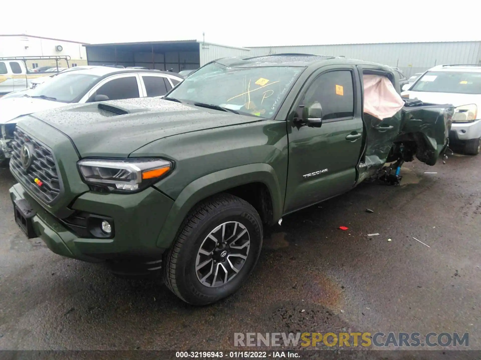 6 Photograph of a damaged car 3TMAZ5CN5MM143544 TOYOTA TACOMA 2WD 2021