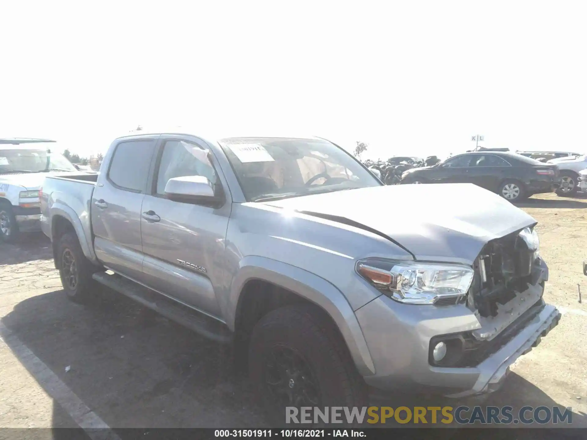 1 Фотография поврежденного автомобиля 3TMAZ5CN5MM144175 TOYOTA TACOMA 2WD 2021