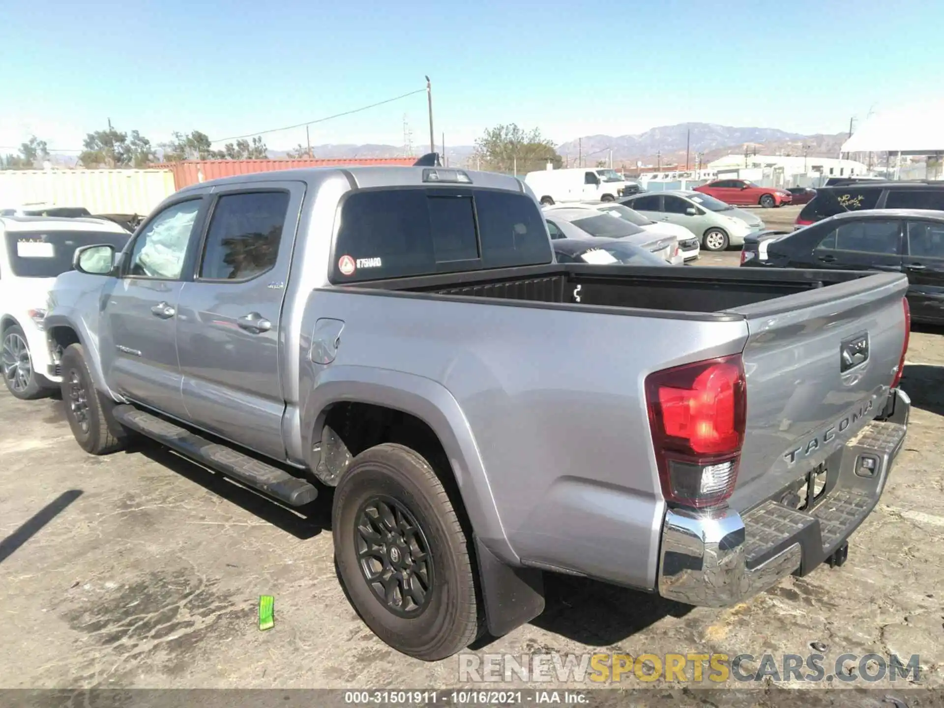 3 Photograph of a damaged car 3TMAZ5CN5MM144175 TOYOTA TACOMA 2WD 2021