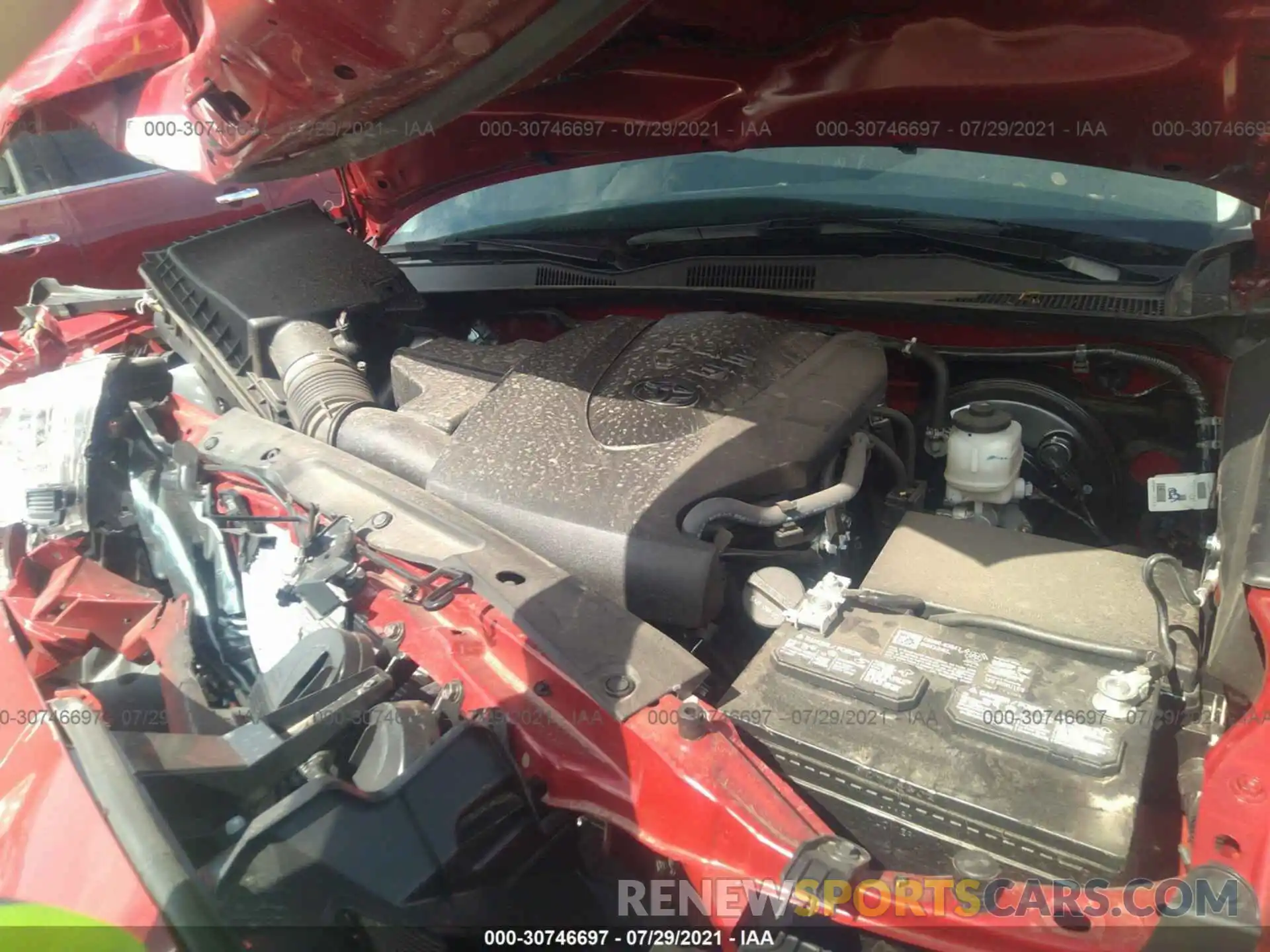 10 Photograph of a damaged car 3TMAZ5CN5MM146654 TOYOTA TACOMA 2WD 2021