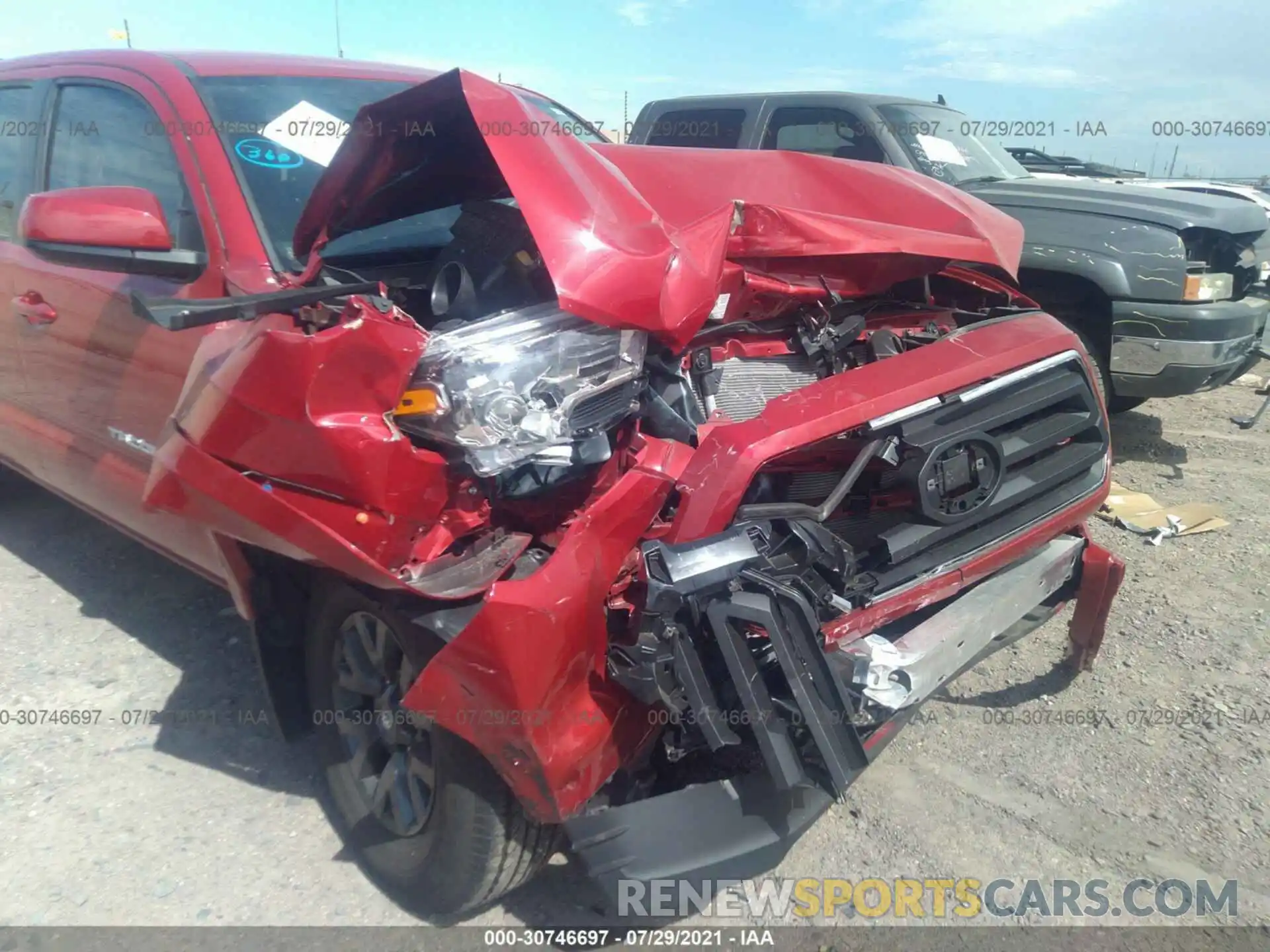 6 Photograph of a damaged car 3TMAZ5CN5MM146654 TOYOTA TACOMA 2WD 2021