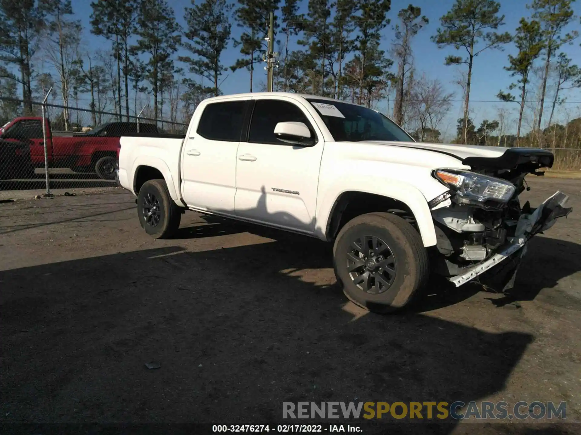 1 Photograph of a damaged car 3TMAZ5CN5MM148694 TOYOTA TACOMA 2WD 2021