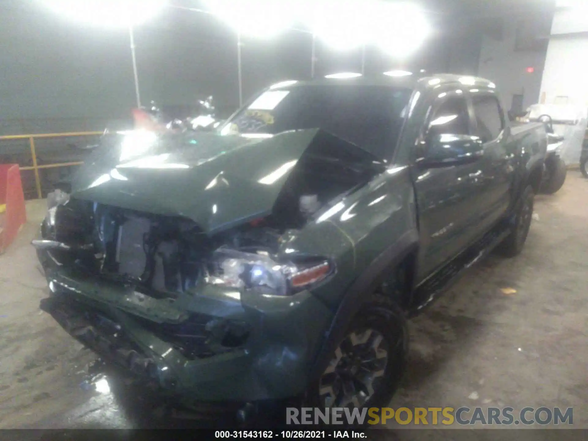 2 Photograph of a damaged car 3TMAZ5CN5MM149361 TOYOTA TACOMA 2WD 2021